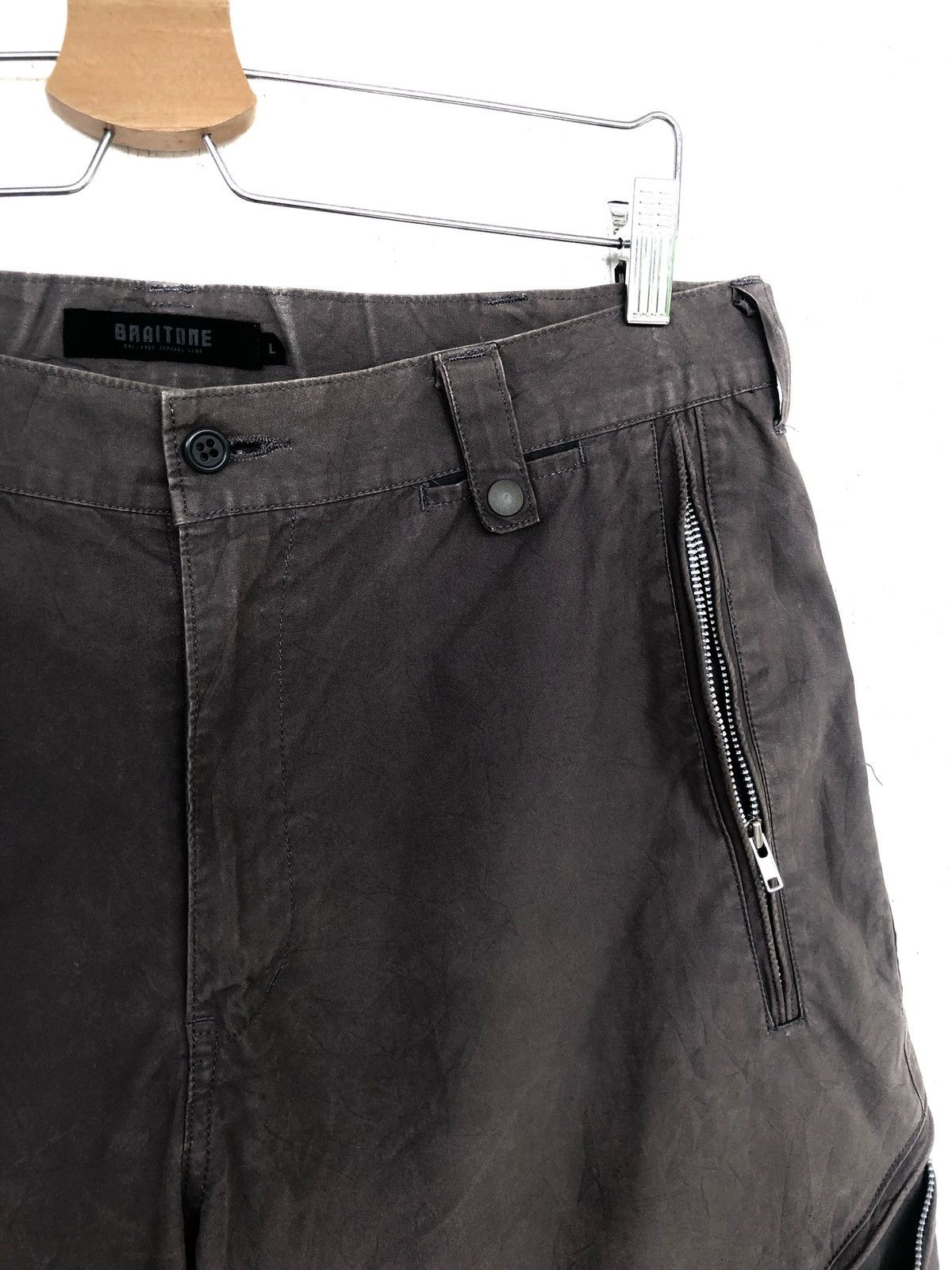 BERNINGS SHO Braitone 🇯🇵 Multi Zipper Anarchy Chaos Sedi Pant Size US 34 / EU 50 - 7 Thumbnail