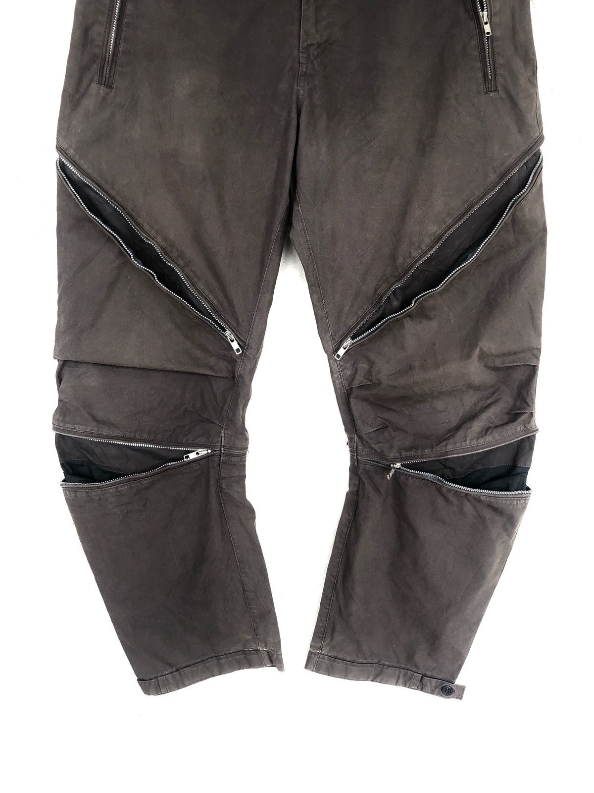 BERNINGS SHO Braitone 🇯🇵 Multi Zipper Anarchy Chaos Sedi Pant Size US 34 / EU 50 - 6 Thumbnail