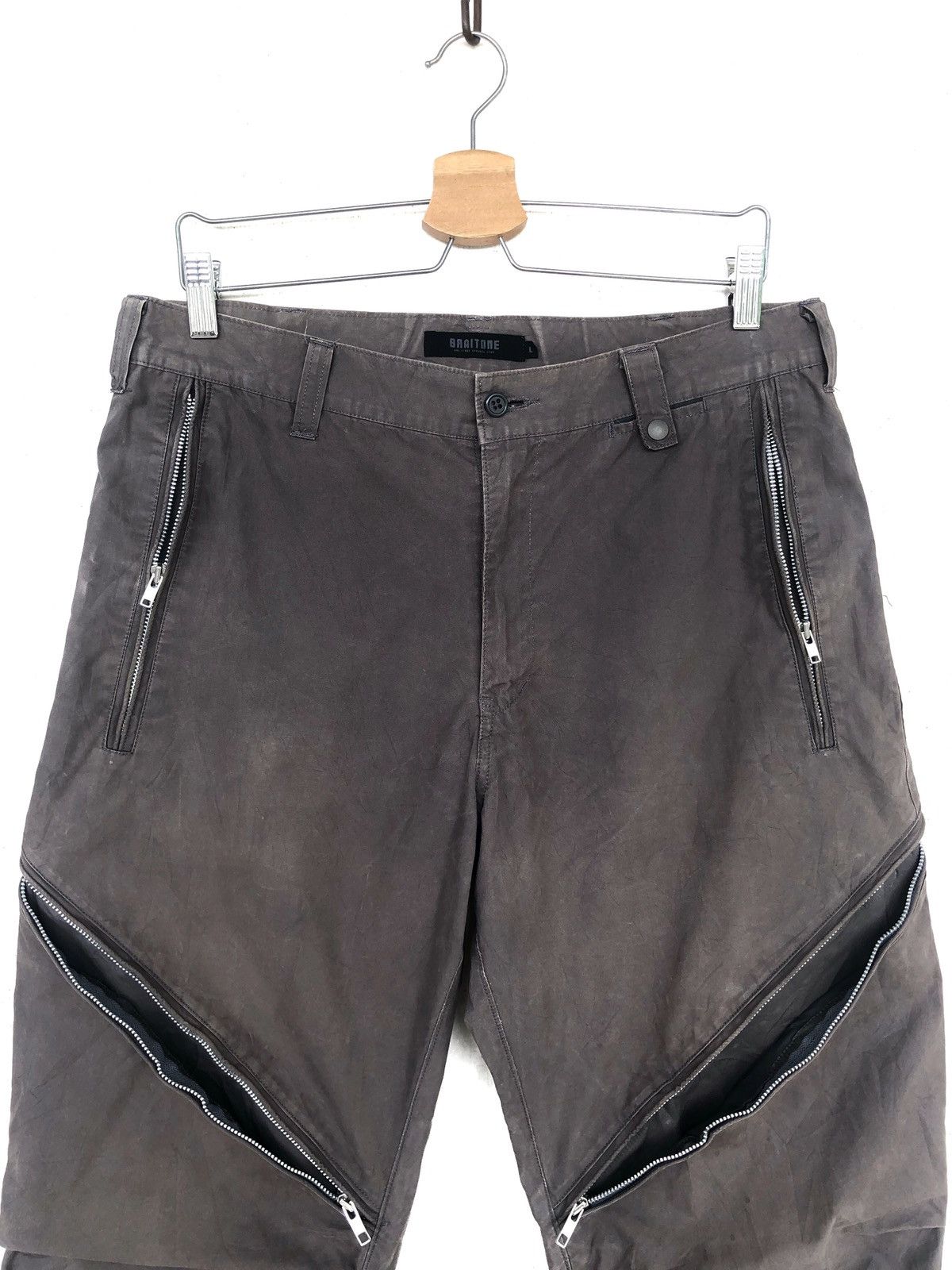 BERNINGS SHO Braitone 🇯🇵 Multi Zipper Anarchy Chaos Sedi Pant Size US 34 / EU 50 - 5 Thumbnail