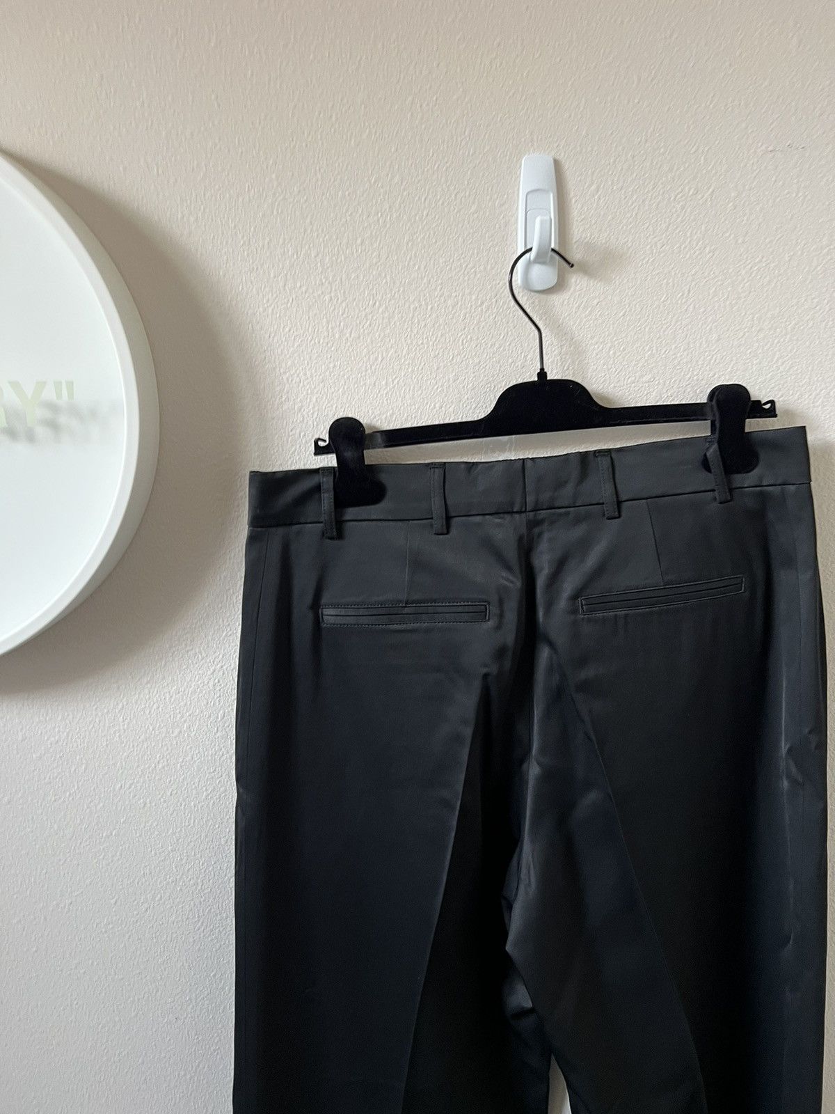 Our Legacy Our Legacy Tuxedo Trousers in Black Emotional Sateen Size US 34 / EU 50 - 7 Thumbnail