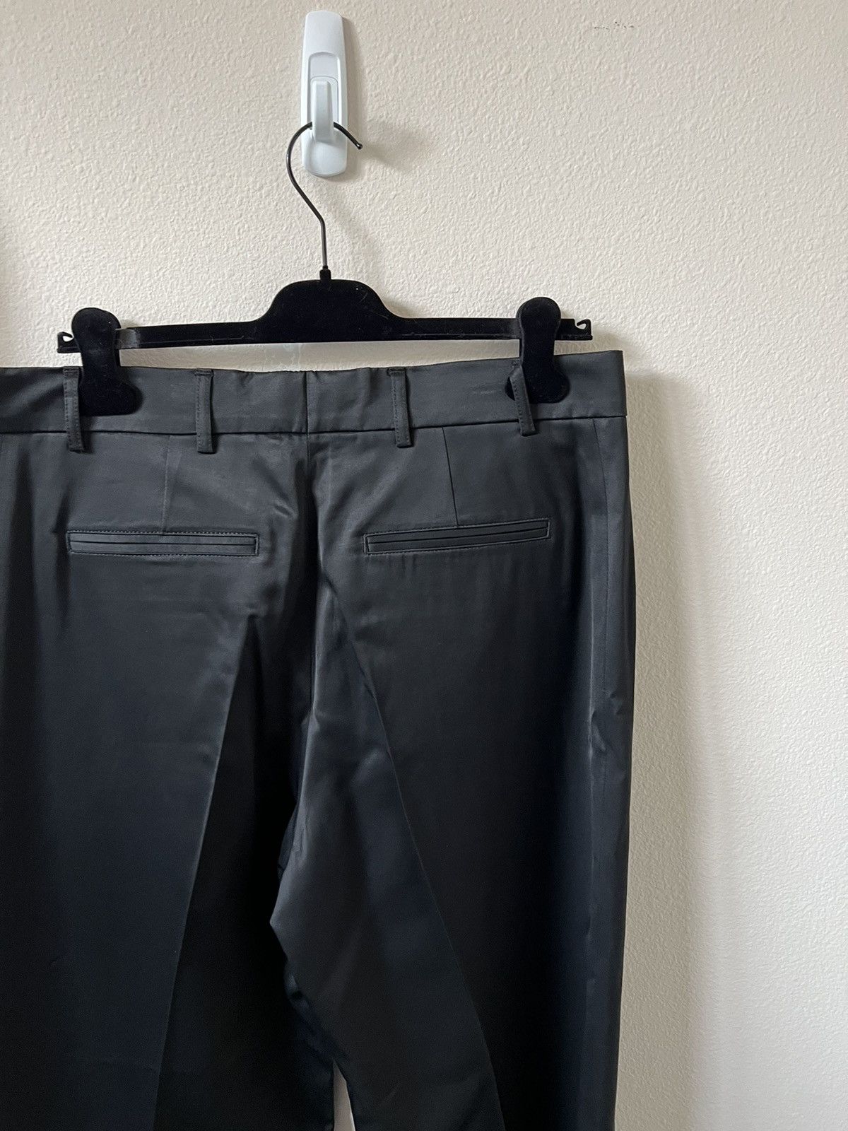 Our Legacy Our Legacy Tuxedo Trousers in Black Emotional Sateen Size US 34 / EU 50 - 8 Thumbnail