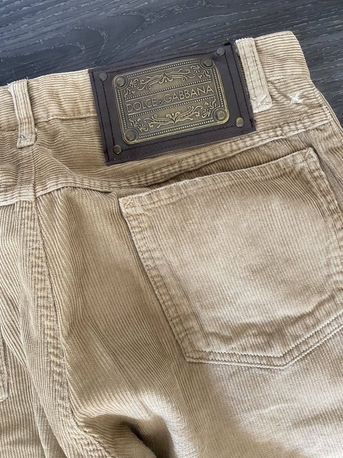Dolce & Gabbana D&G Tan Corduroy Pants Size US 32 / EU 48 - 5 Thumbnail