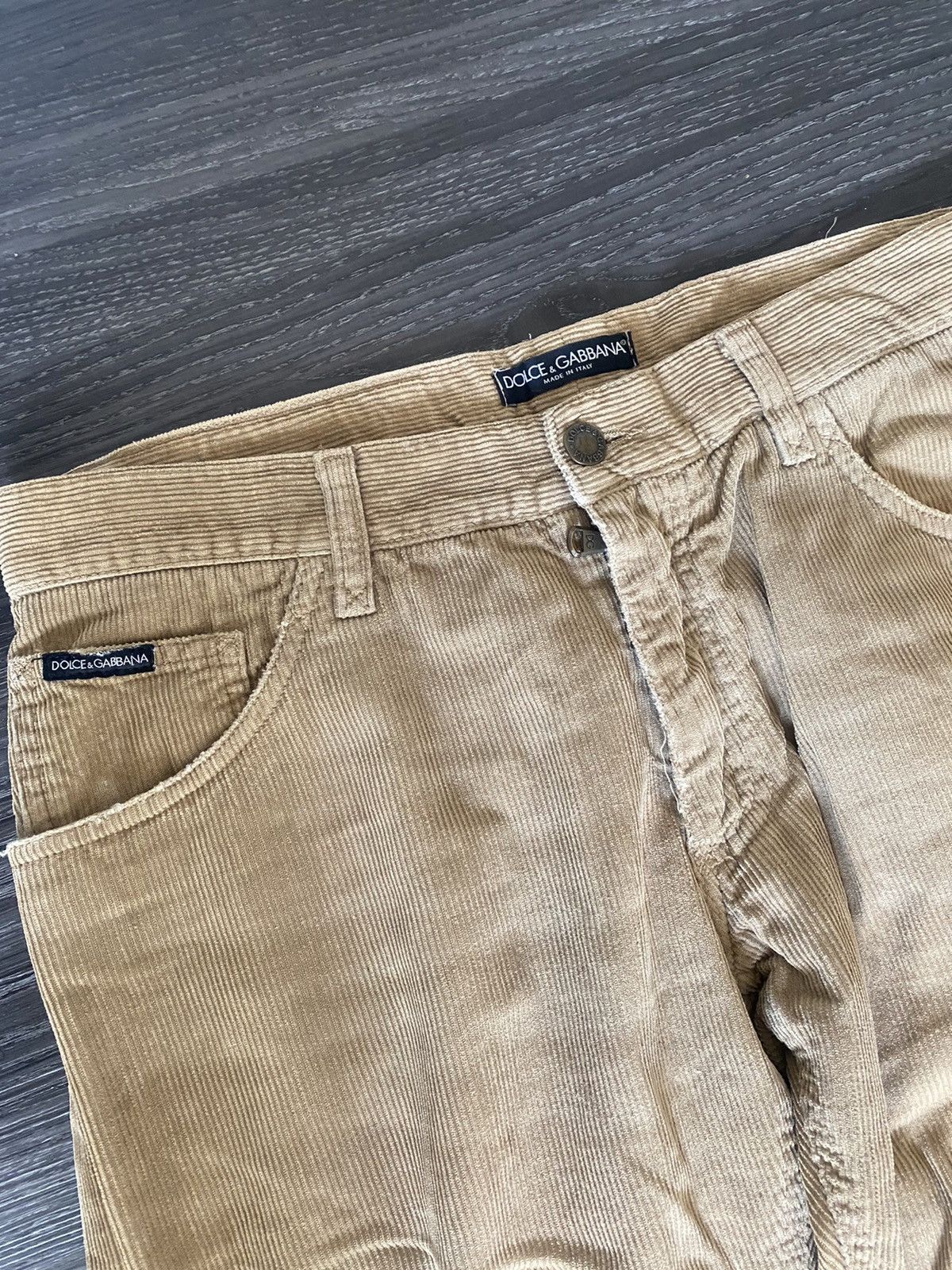 Dolce & Gabbana D&G Tan Corduroy Pants Size US 32 / EU 48 - 2 Thumbnail