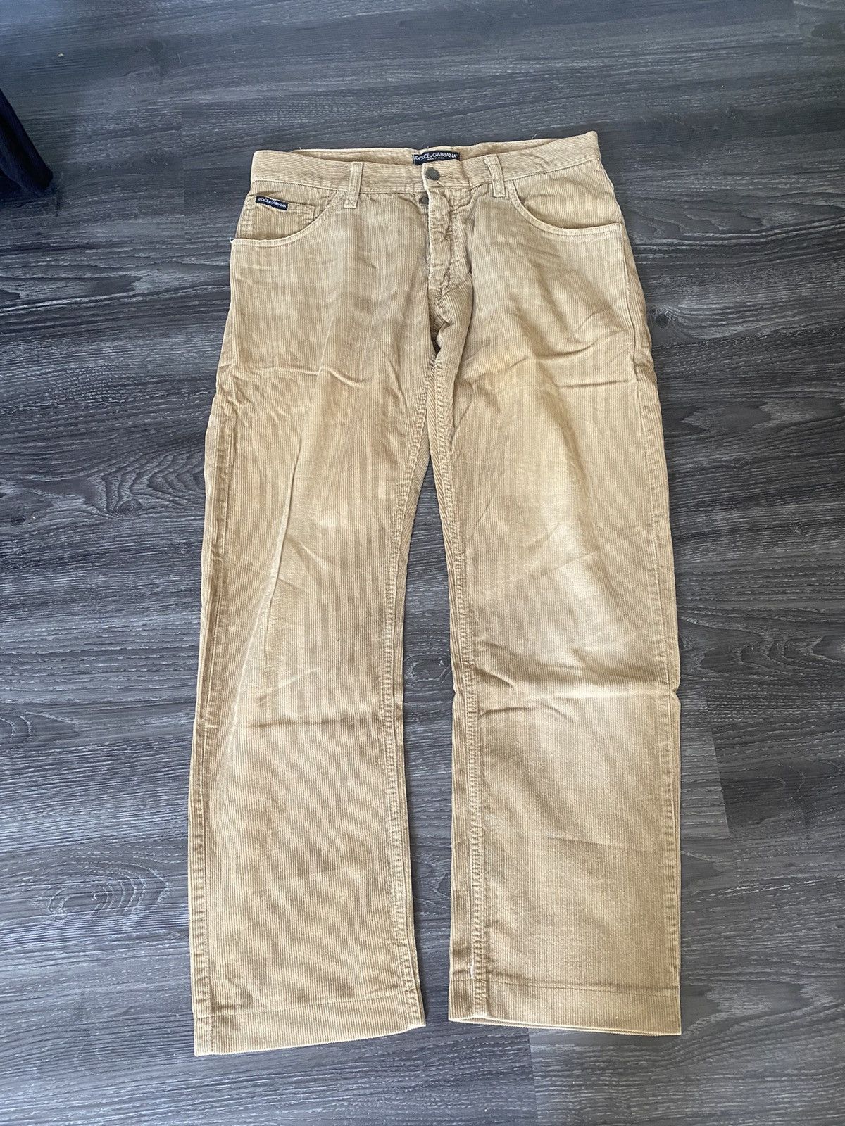 Dolce & Gabbana D&G Tan Corduroy Pants Size US 32 / EU 48 - 1 Thumbnail