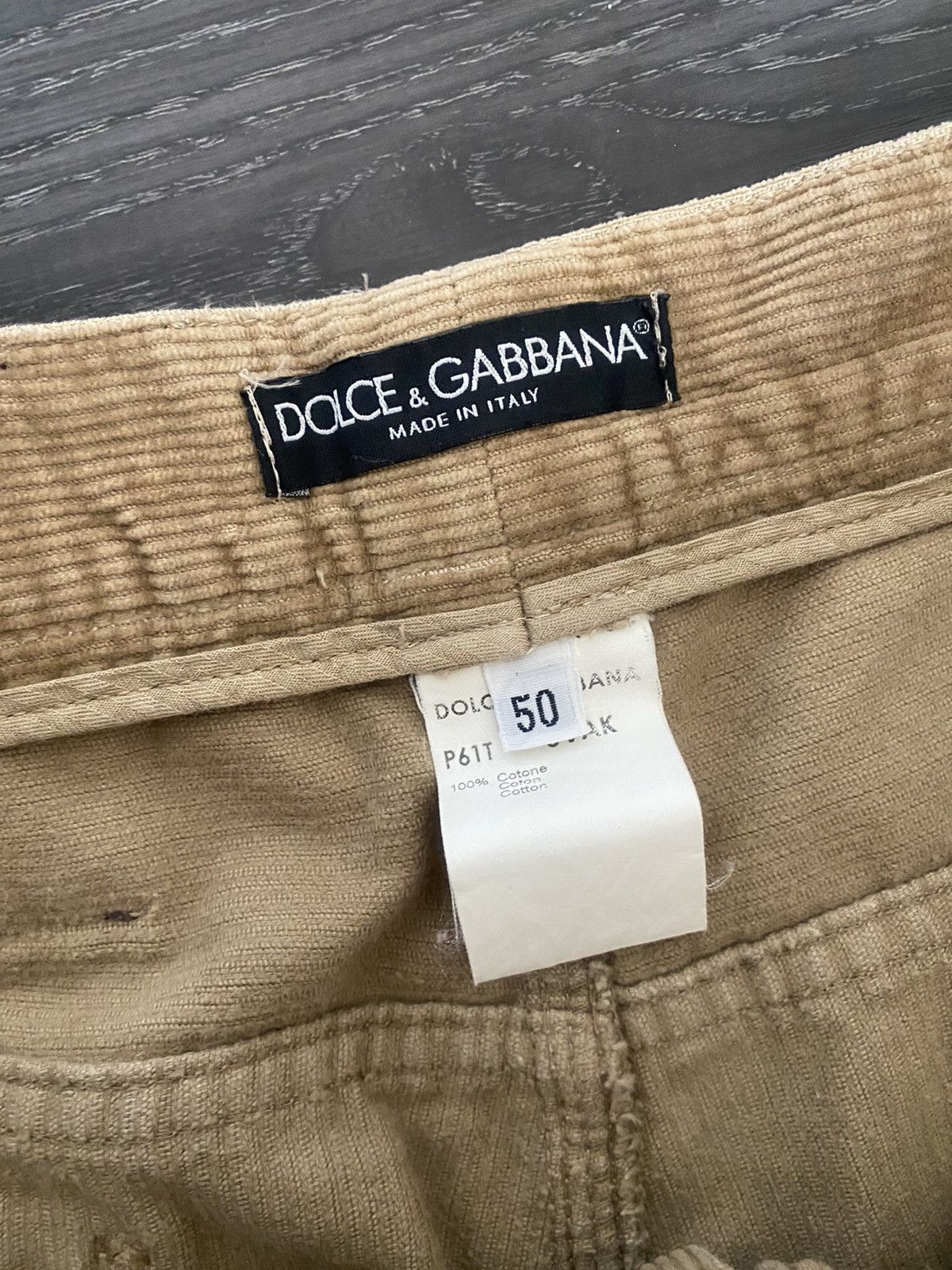 Dolce & Gabbana D&G Tan Corduroy Pants Size US 32 / EU 48 - 3 Thumbnail
