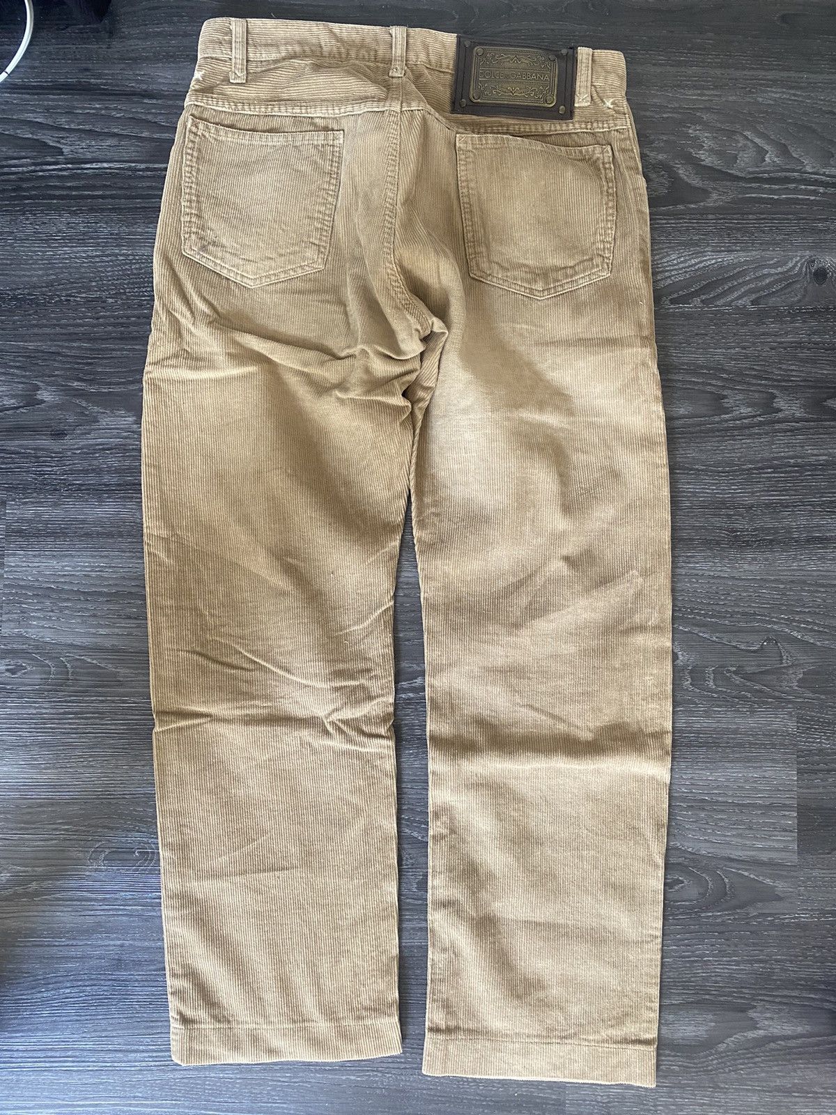 Dolce & Gabbana D&G Tan Corduroy Pants Size US 32 / EU 48 - 4 Thumbnail