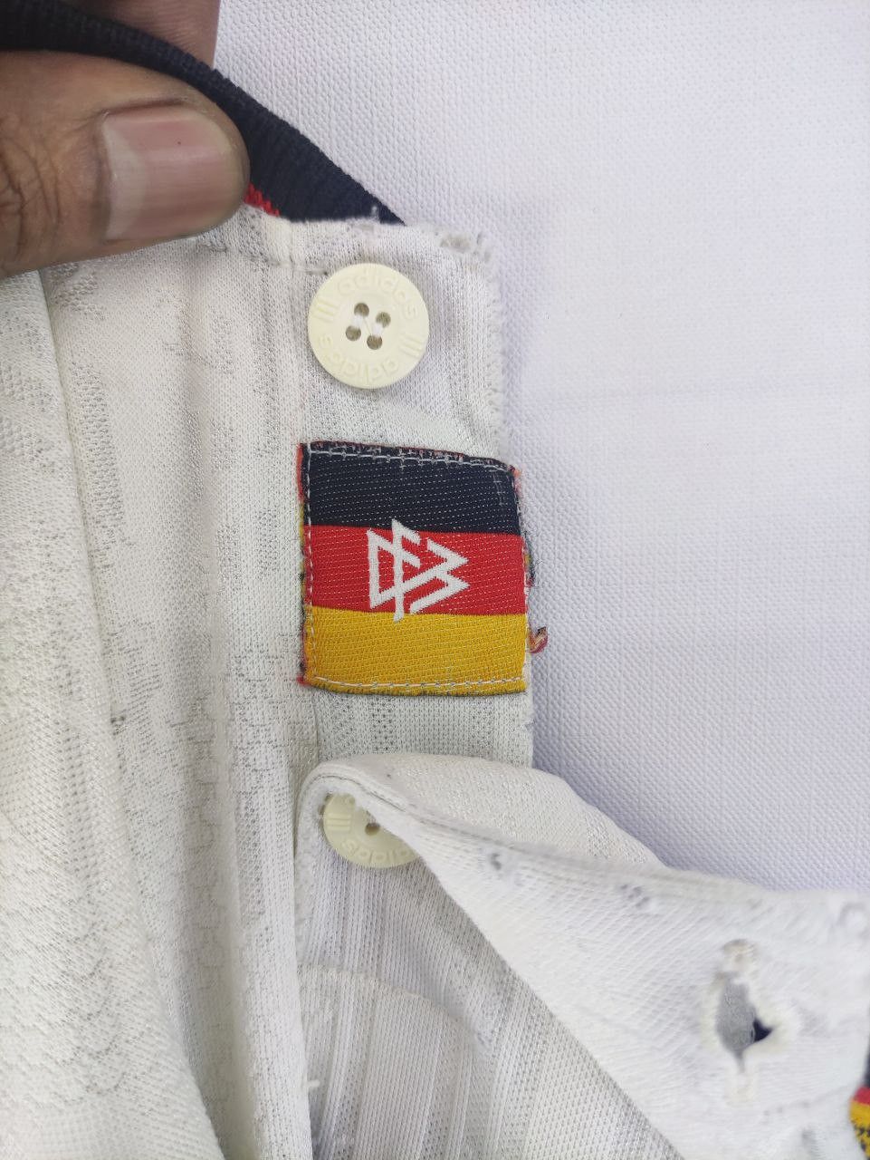 Adidas True Vintage 1996 Adidas German Jerseys Size US L / EU 52-54 / 3 - 3 Thumbnail