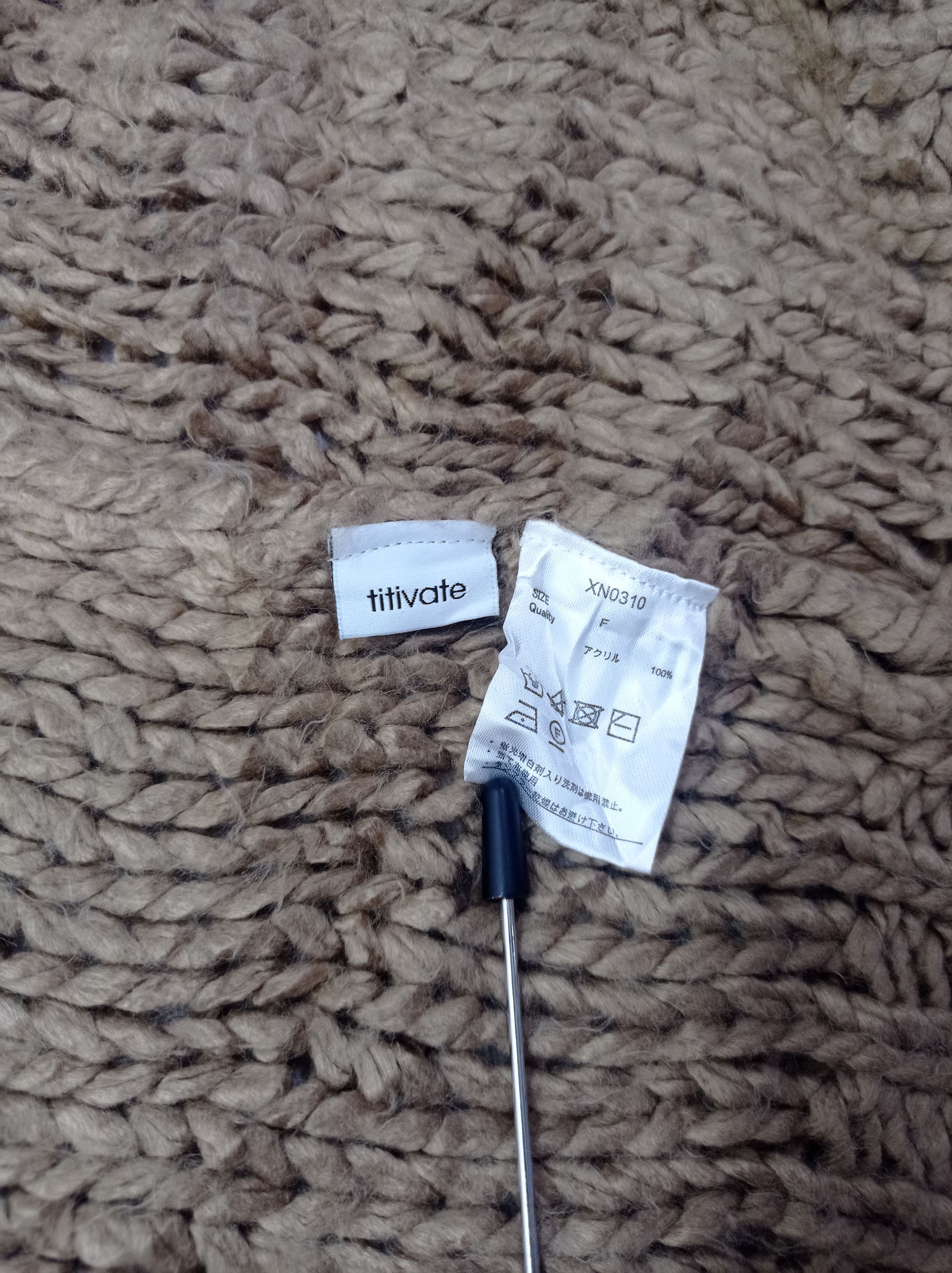 Homespun Knitwear × Japanese Brand Titivate Cardigan Knitwear Size US M / EU 48-50 / 2 - 6 Thumbnail