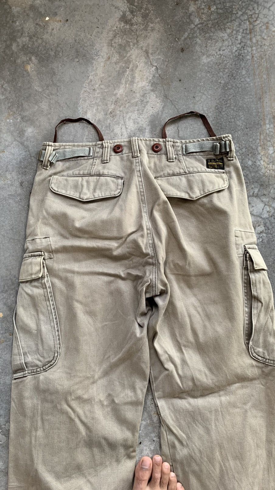 Japanese Brand Grand Global GGD Parachute Faded Baggy Cargo Pant Size US 30 / EU 46 - 5 Thumbnail