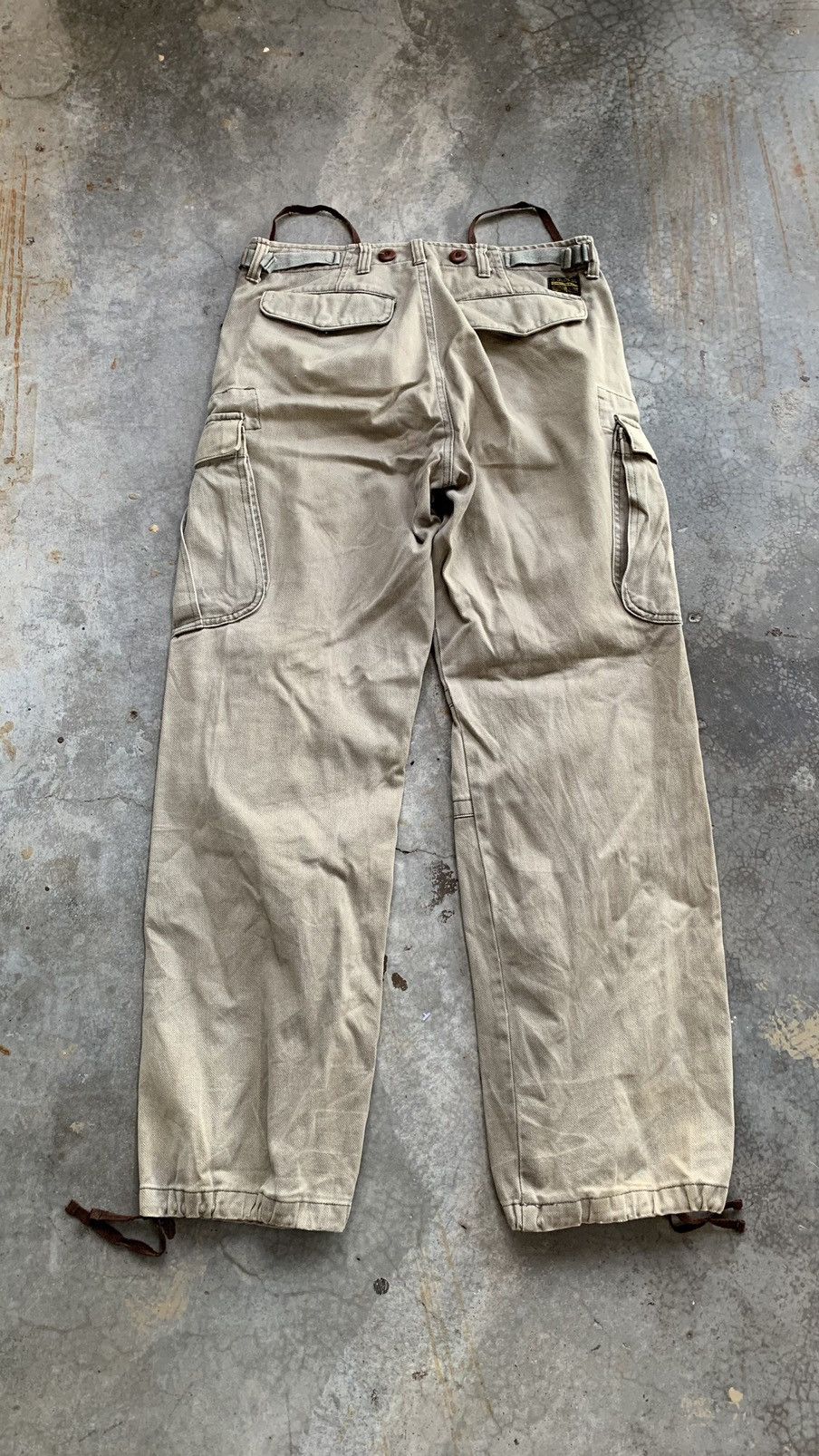 Japanese Brand Grand Global GGD Parachute Faded Baggy Cargo Pant Size US 30 / EU 46 - 4 Thumbnail