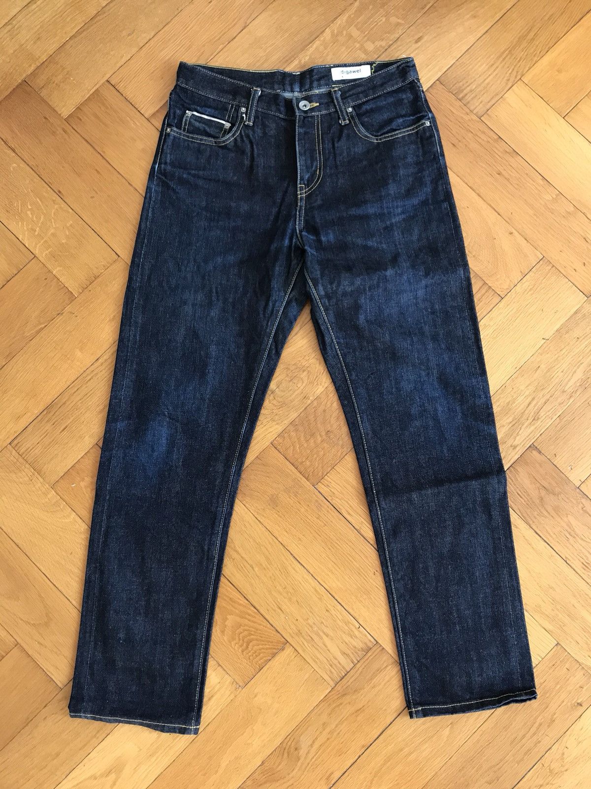 Digawel SLIM STRAIGHT DENIM PANTS | Grailed