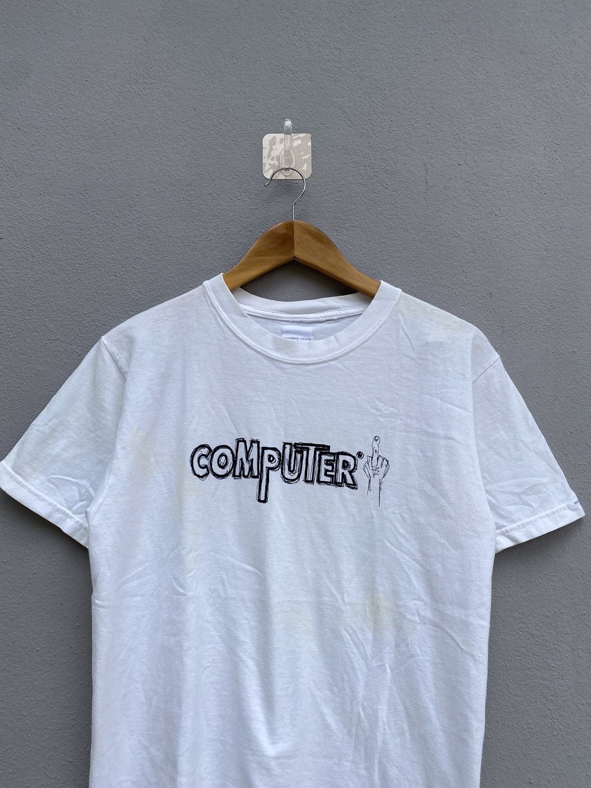 Number (N)ine × Vintage Vintage Number nine computer middle finger(fuck) Size US M / EU 48-50 / 2 - 2 Thumbnail