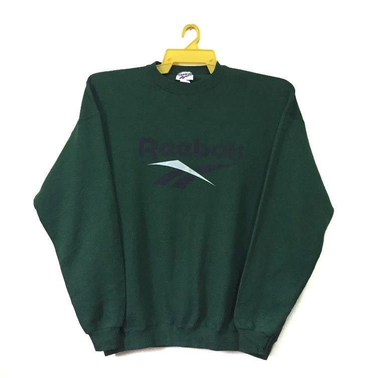 Reebok × Vintage 🔥Vintage 90s Reebok sweatshirt big logo baggy oversize Size US XXL / EU 58 / 5 - 1 Thumbnail