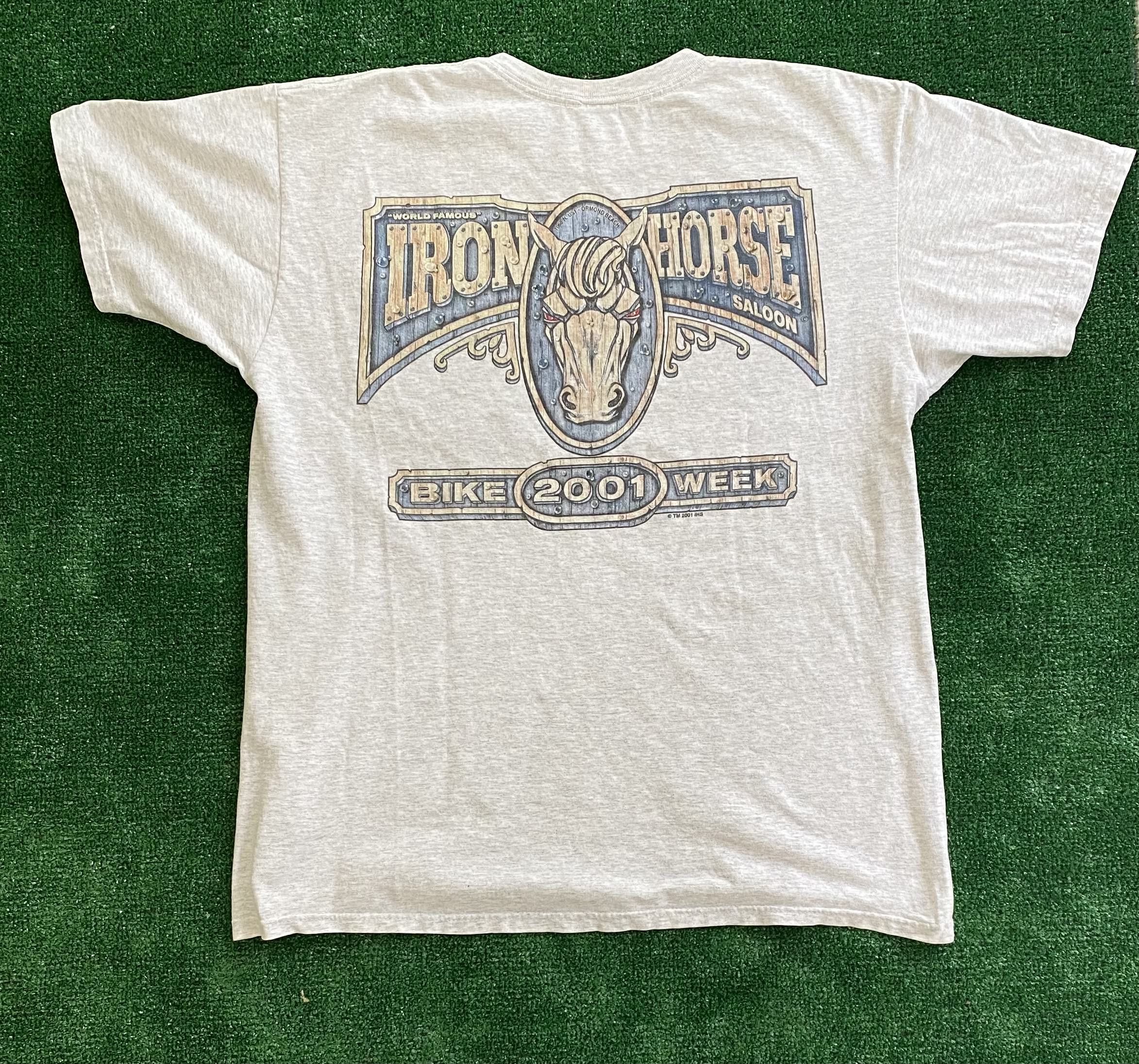 Vintage Vintage 2001 Iron Horse Bike Week Pocket Shirt Size US L / EU 52-54 / 3 - 2 Thumbnail
