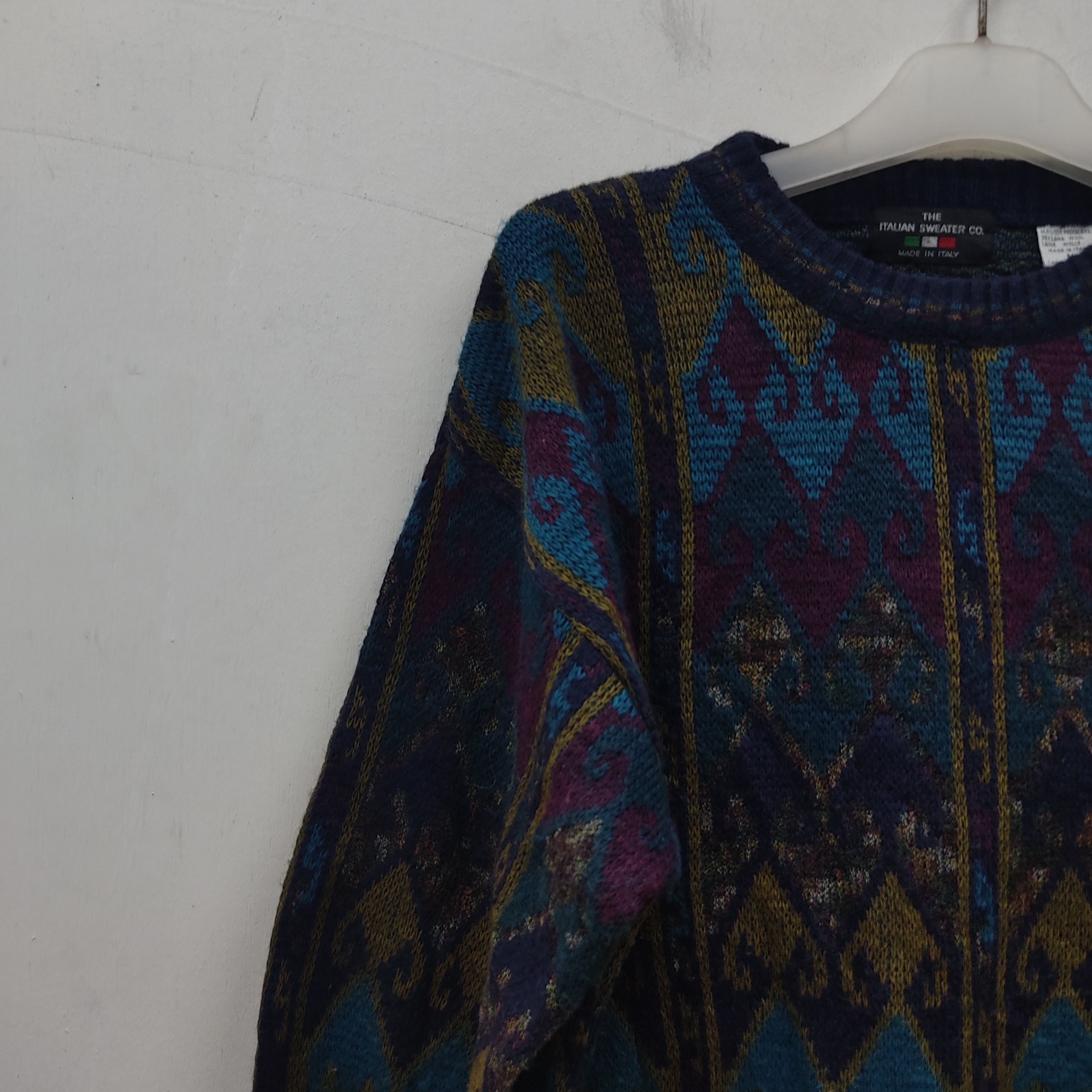 Other Vintage Art Style The Italian Sweater Co Knitwear Jumper Size US M / EU 48-50 / 2 - 4 Thumbnail