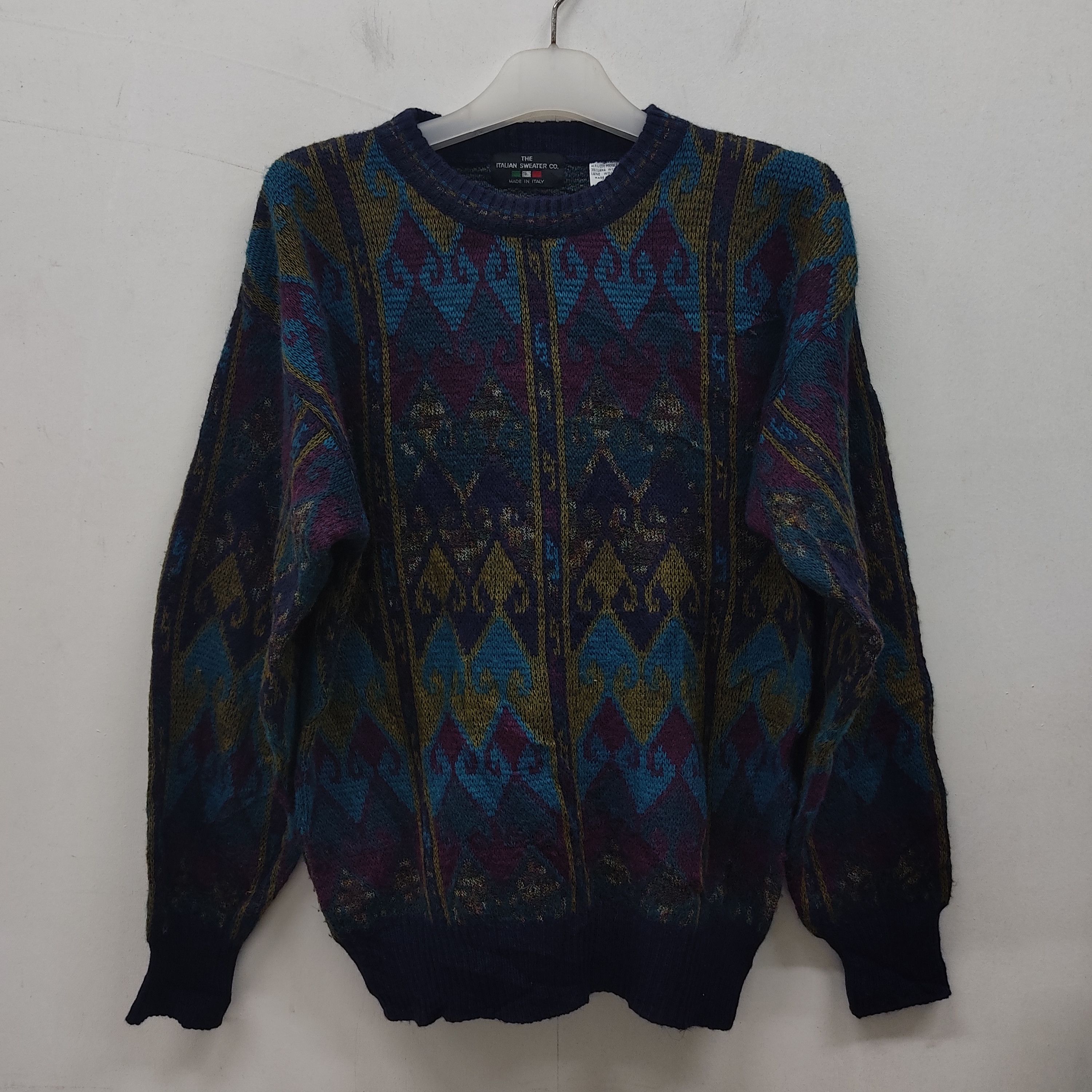 Other Vintage Art Style The Italian Sweater Co Knitwear Jumper Size US M / EU 48-50 / 2 - 1 Thumbnail