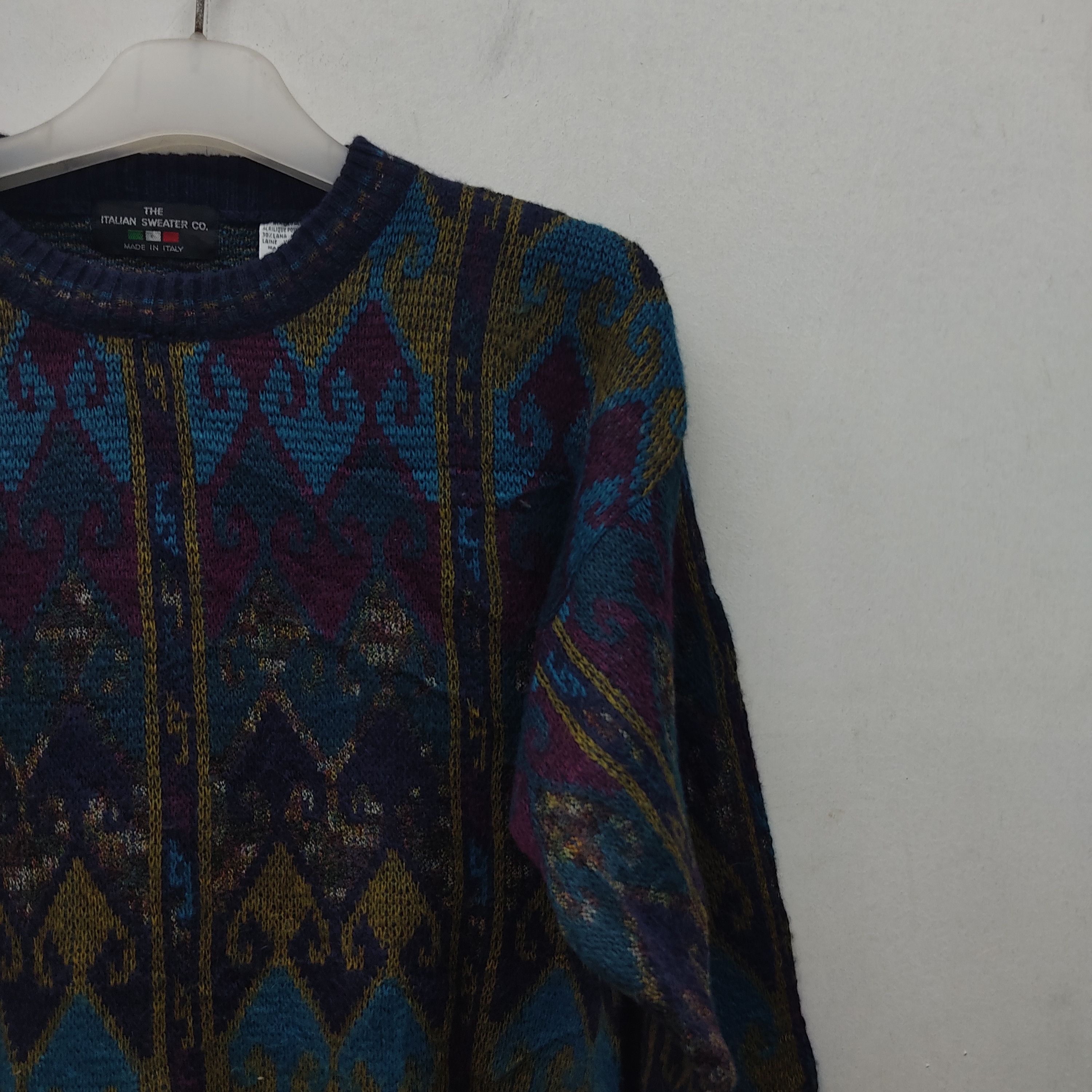 Other Vintage Art Style The Italian Sweater Co Knitwear Jumper Size US M / EU 48-50 / 2 - 5 Thumbnail