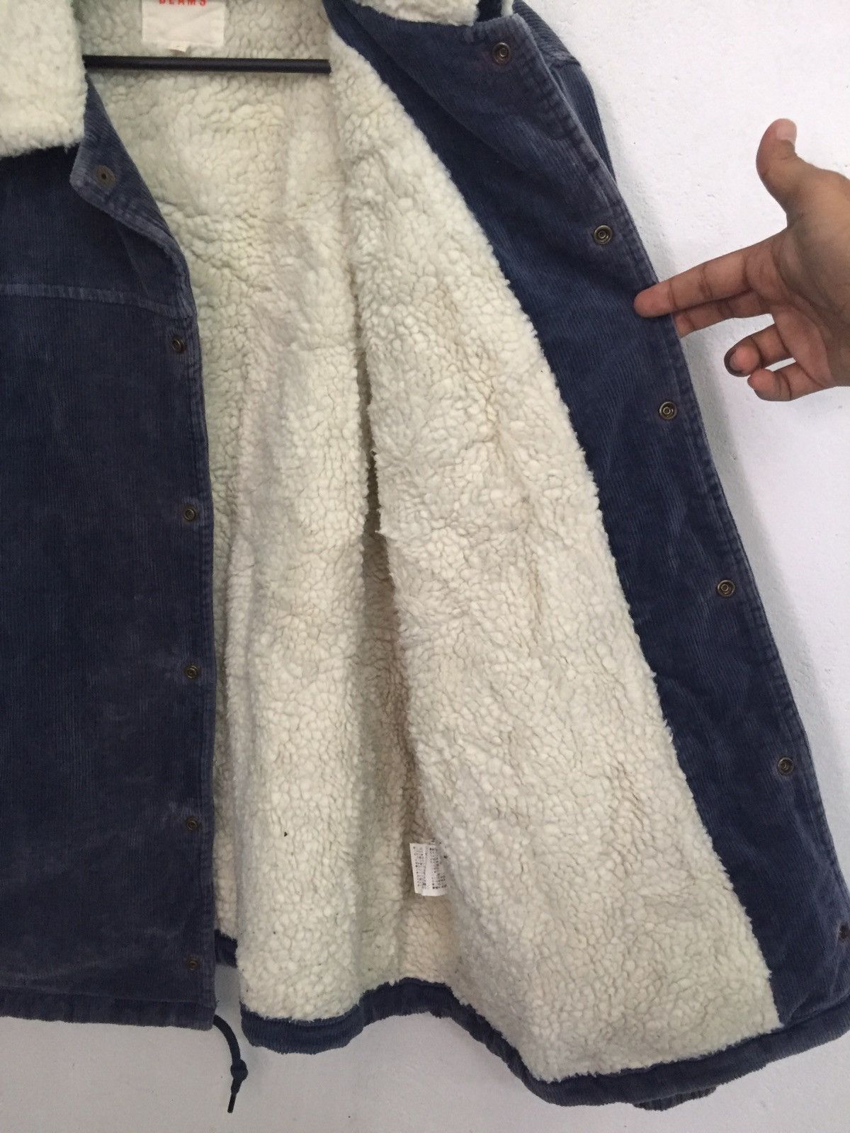 Beams Plus × Japanese Brand Vtg Faded Beams Corduroy Fleece Sherpa Jacket Size US M / EU 48-50 / 2 - 14 Thumbnail