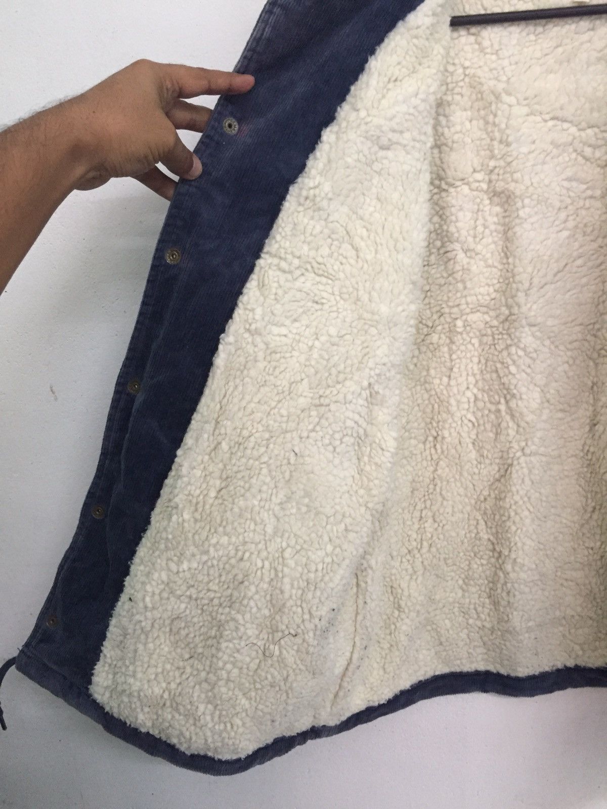 Beams Plus × Japanese Brand Vtg Faded Beams Corduroy Fleece Sherpa Jacket Size US M / EU 48-50 / 2 - 15 Thumbnail
