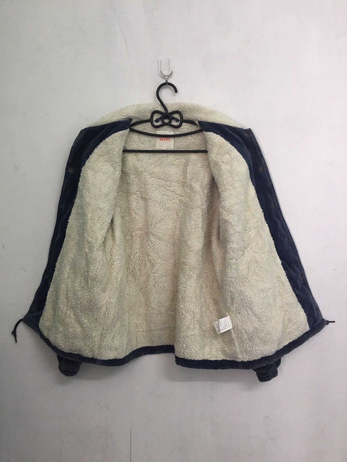 Beams Plus × Japanese Brand Vtg Faded Beams Corduroy Fleece Sherpa Jacket Size US M / EU 48-50 / 2 - 17 Thumbnail