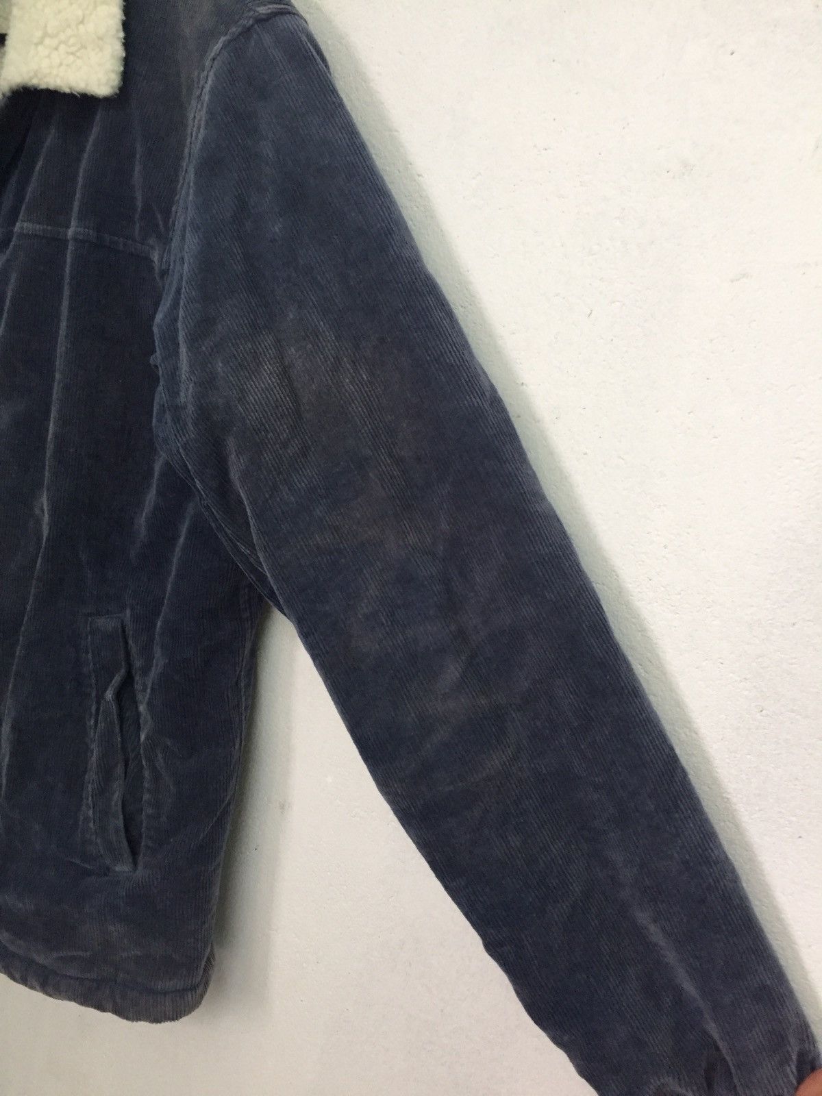 Beams Plus × Japanese Brand Vtg Faded Beams Corduroy Fleece Sherpa Jacket Size US M / EU 48-50 / 2 - 8 Thumbnail