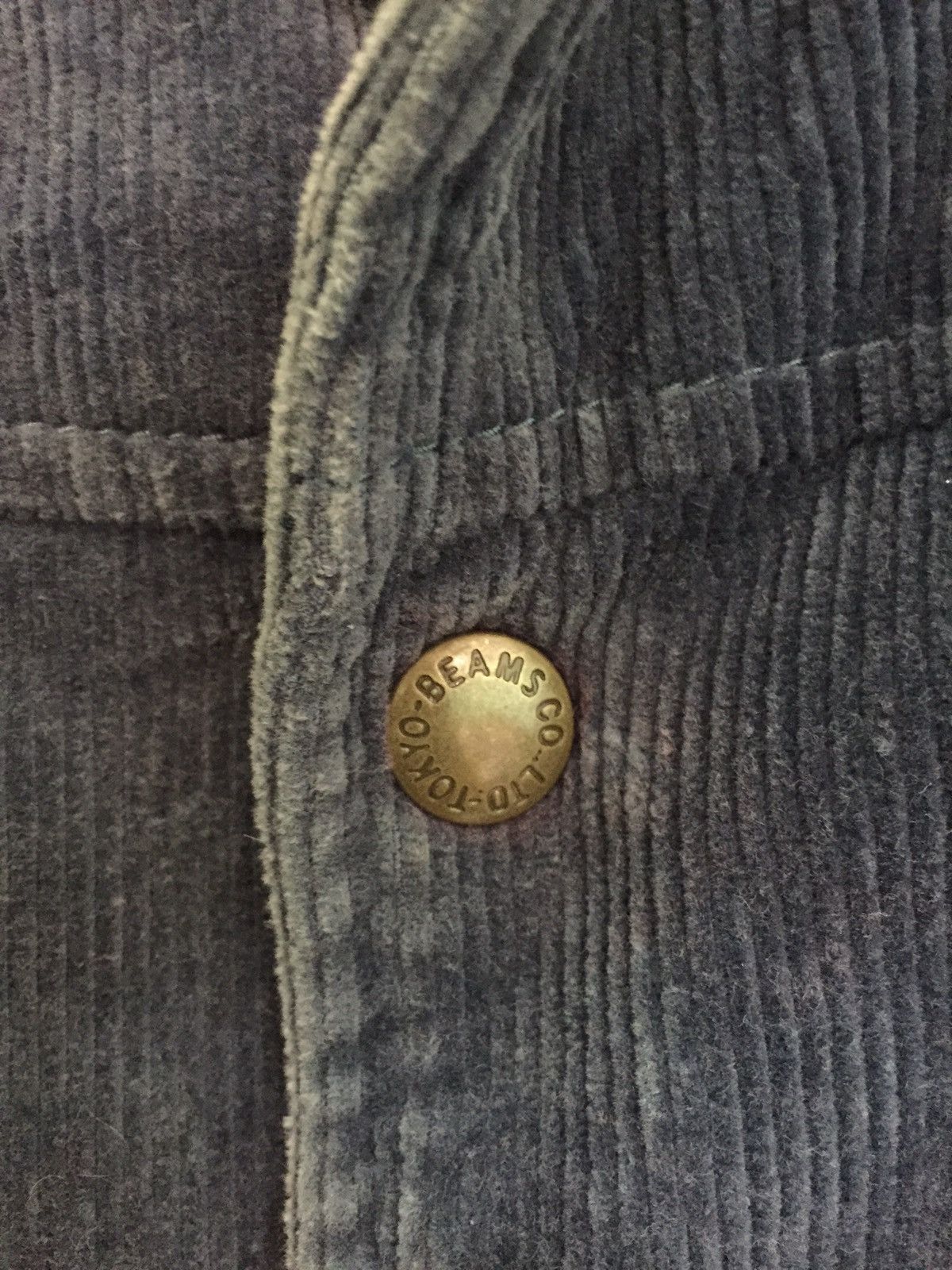Beams Plus × Japanese Brand Vtg Faded Beams Corduroy Fleece Sherpa Jacket Size US M / EU 48-50 / 2 - 7 Thumbnail