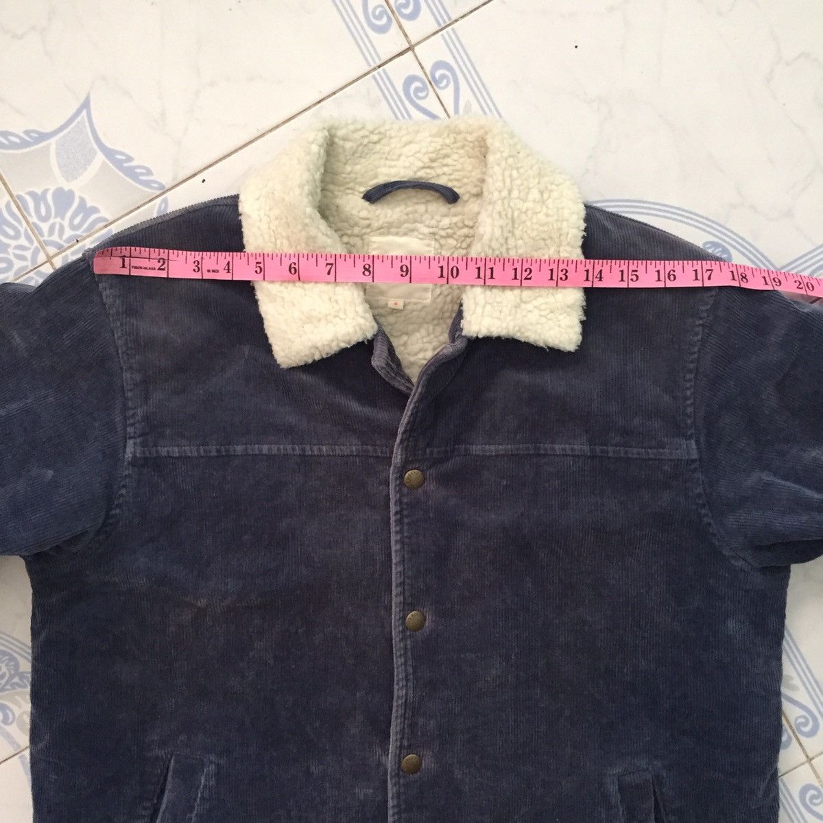 Beams Plus × Japanese Brand Vtg Faded Beams Corduroy Fleece Sherpa Jacket Size US M / EU 48-50 / 2 - 23 Thumbnail