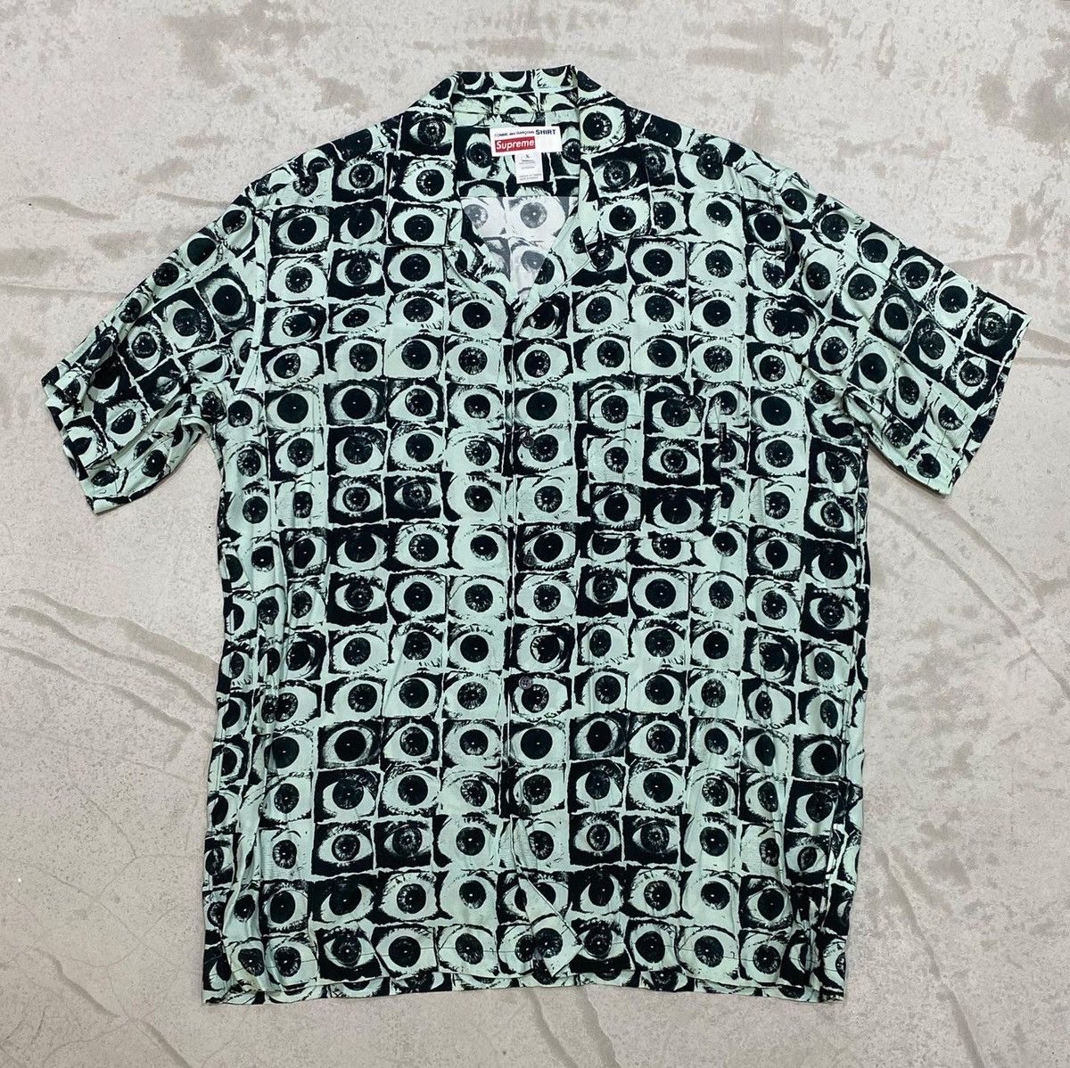 いいスタイル Eyes GARCONS Supreme Rayon Lサイズ Shirt シャツ - www