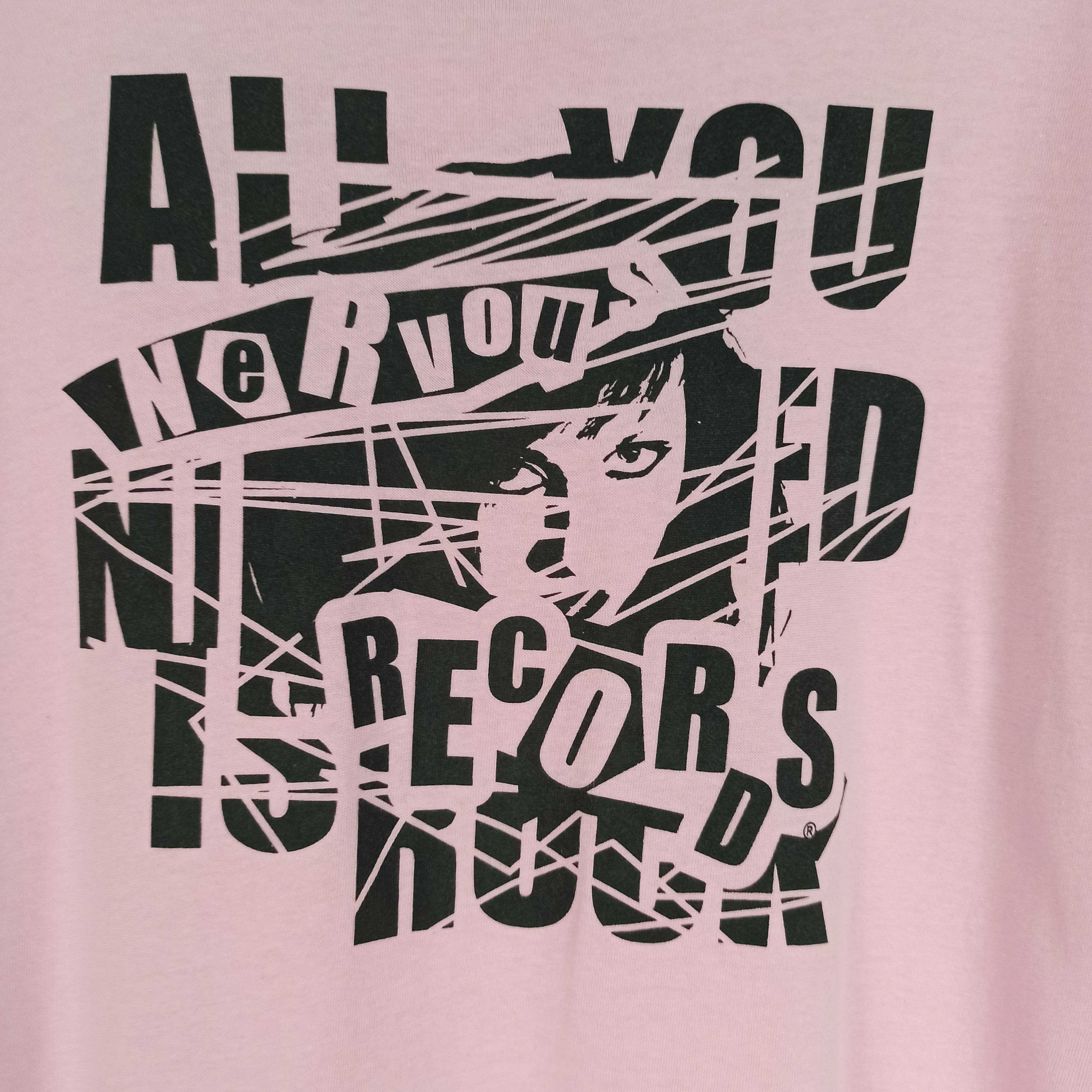Rap Tees Rare Nervous Records " All You Need Is Rock" Tshirt Size US XL / EU 56 / 4 - 3 Thumbnail