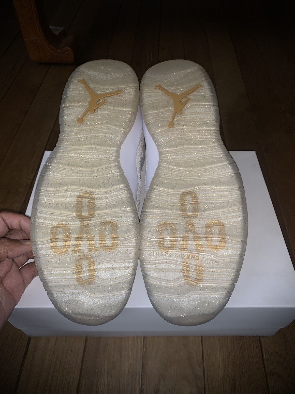 Drake × Jordan Brand × Nike OVO x Air Jordan 10 Retro White 2015 Size US 10.5 / EU 43-44 - 9 Thumbnail