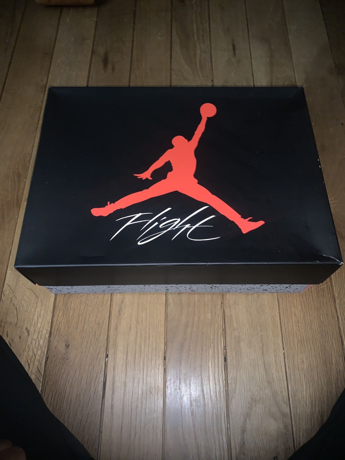 Jordan Brand × Nike Air Jordan 4 Retro White/Fire Red-Black-tech Grey Blanc/Noir Size US 11.5 / EU 44-45 - 2 Thumbnail