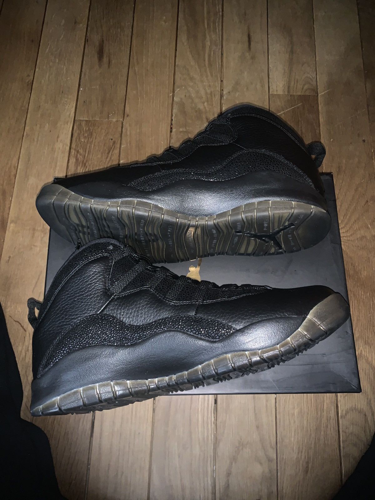 Drake × Jordan Brand × Nike OVO x Air Jordan 10 Retro Black 2016 Size US 11 / EU 44 - 4 Thumbnail