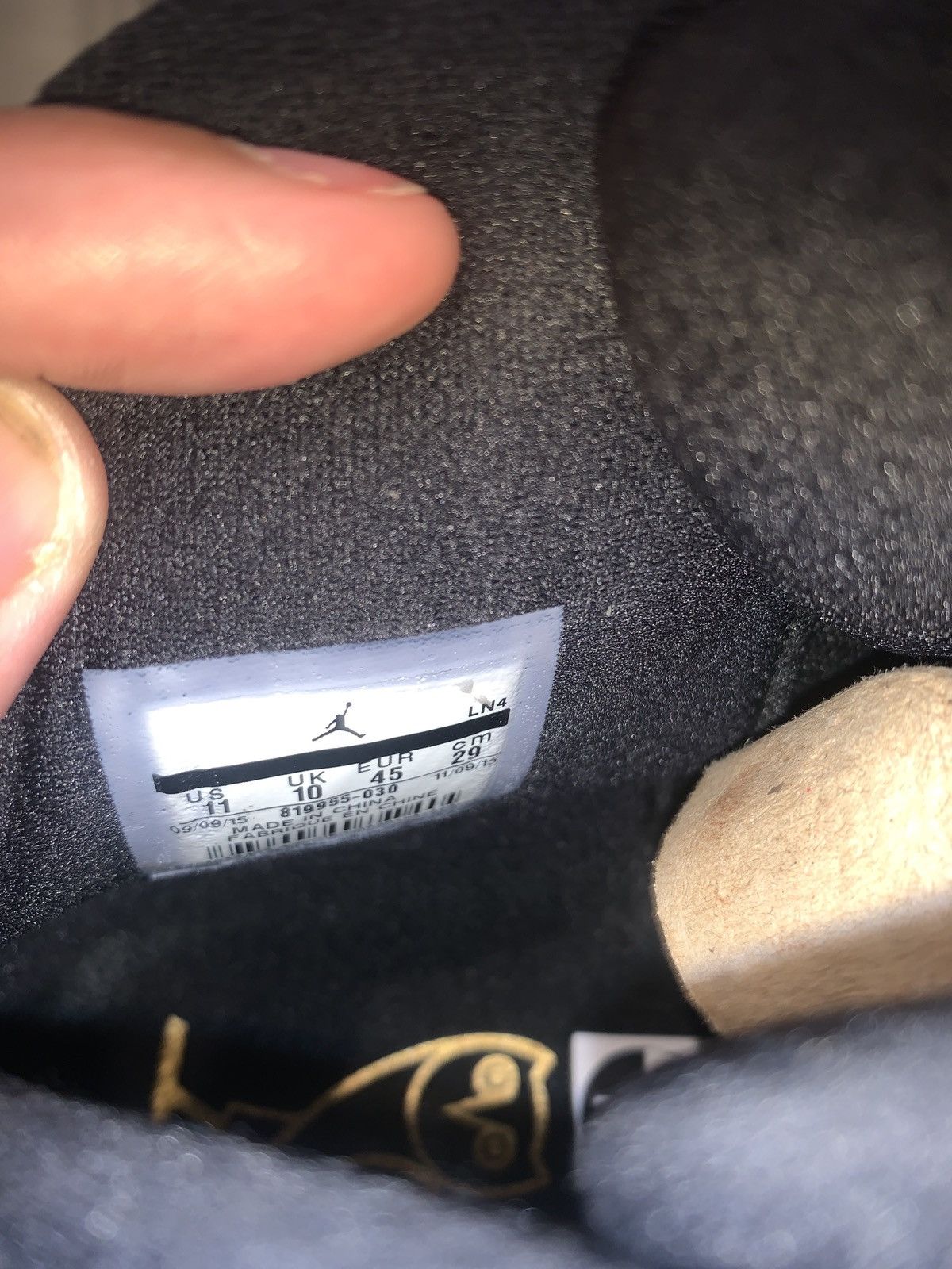Drake × Jordan Brand × Nike OVO x Air Jordan 10 Retro Black 2016 Size US 11 / EU 44 - 10 Thumbnail