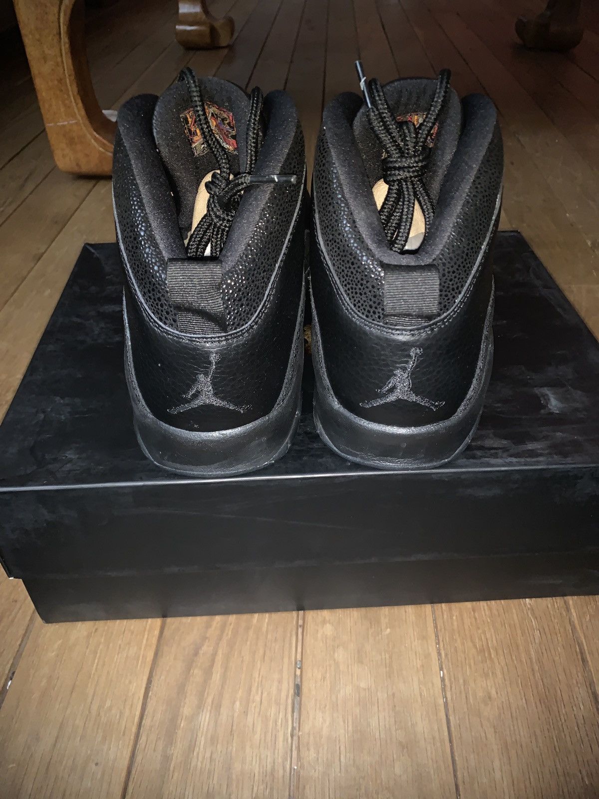 Drake × Jordan Brand × Nike OVO x Air Jordan 10 Retro Black 2016 Size US 11 / EU 44 - 5 Thumbnail