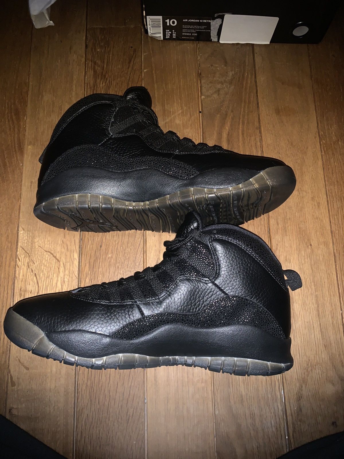 Jordan Brand × Nike OVO x Air Jordan 10 Retro Black 2016 Size US 10 / EU 43 - 9 Thumbnail