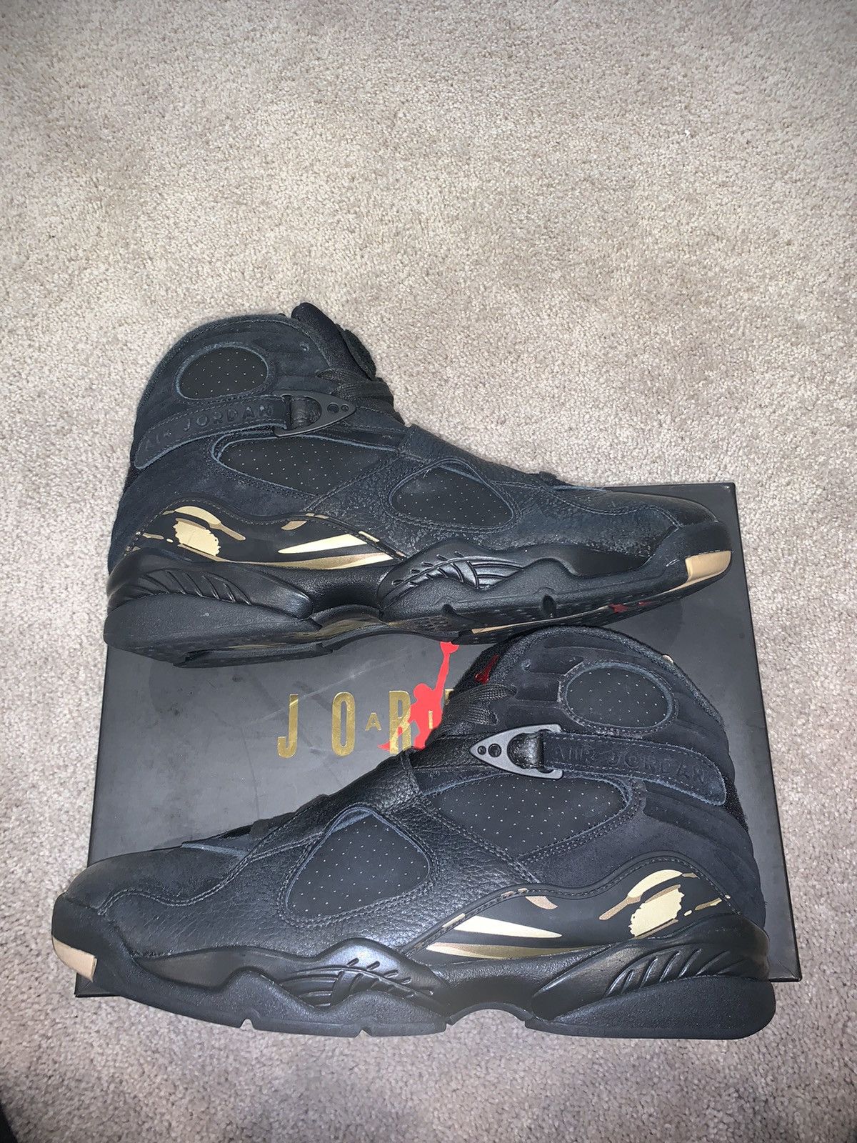 Drake × Jordan Brand × Nike OVO x Air Jordan 8 Retro Black 2018 Size US 11 / EU 44 - 10 Thumbnail