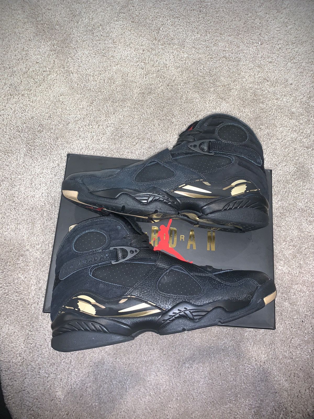Drake × Jordan Brand × Nike OVO x Air Jordan 8 Retro Black 2018 Size US 11 / EU 44 - 8 Thumbnail