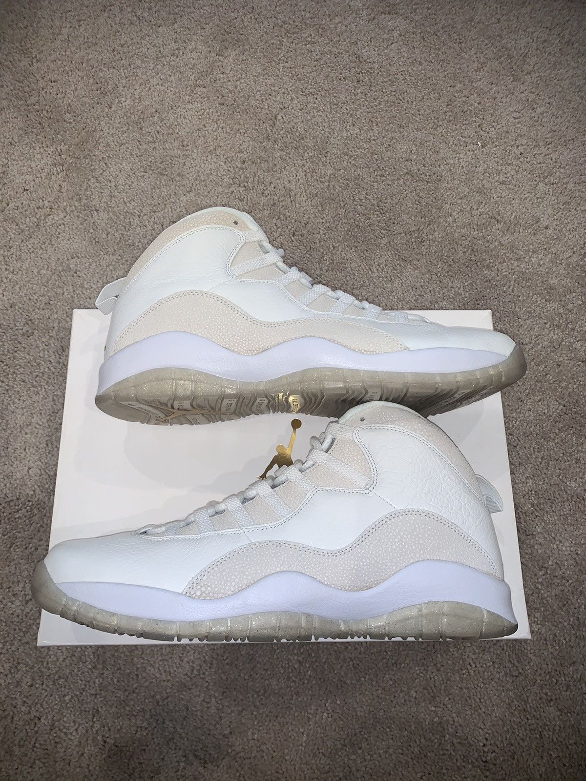 Drake × Jordan Brand × Nike OVO x Air Jordan 10 Retro White 2015 Size US 11 / EU 44 - 2 Thumbnail