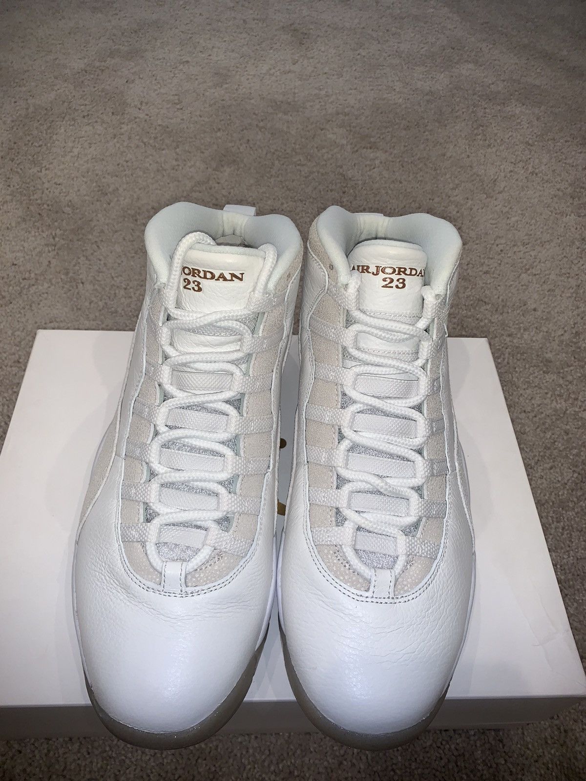 Drake × Jordan Brand × Nike OVO x Air Jordan 10 Retro White 2015 Size US 11 / EU 44 - 1 Thumbnail