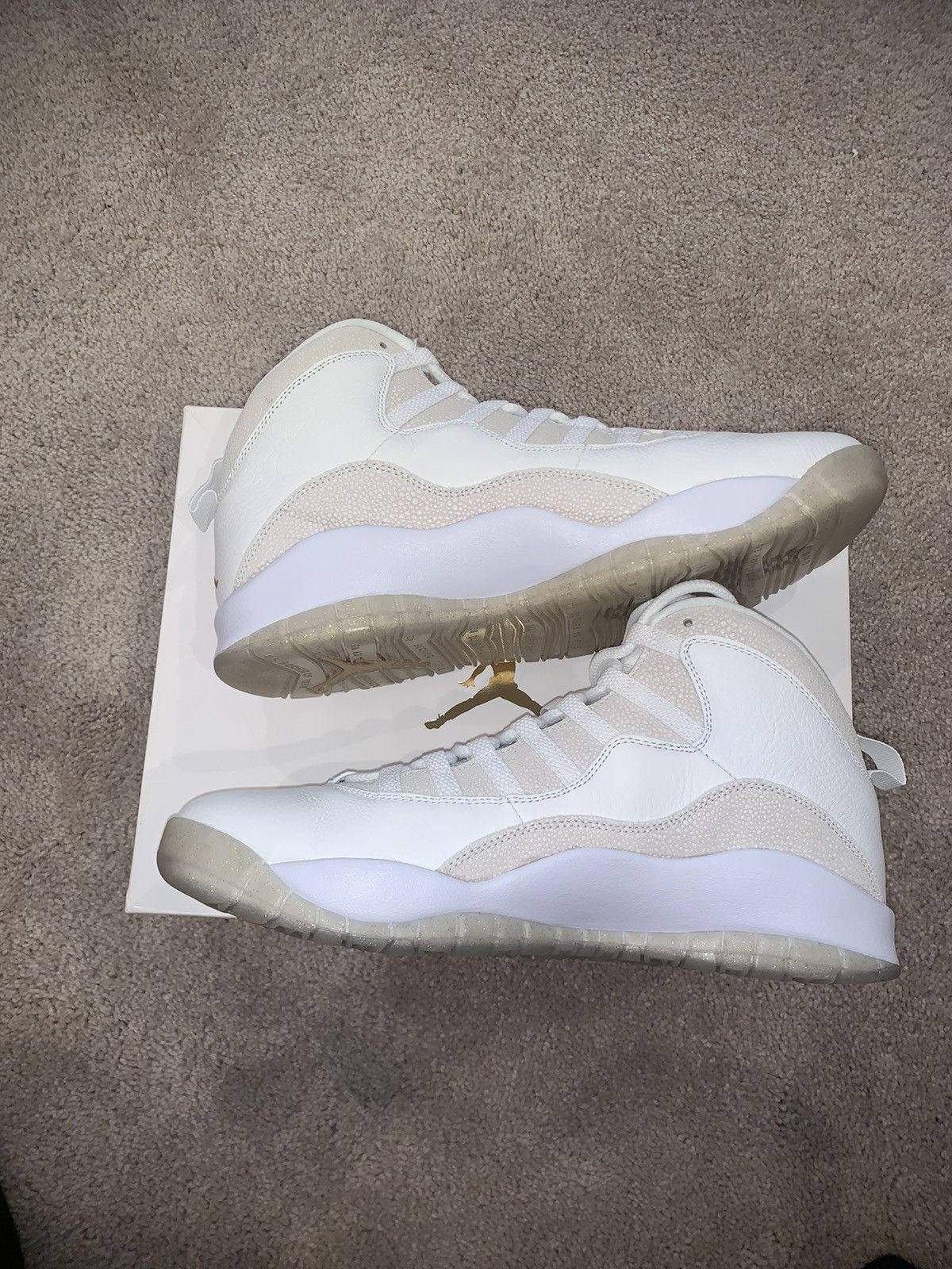 Drake × Jordan Brand × Nike OVO x Air Jordan 10 Retro White 2015 Size US 11 / EU 44 - 4 Thumbnail