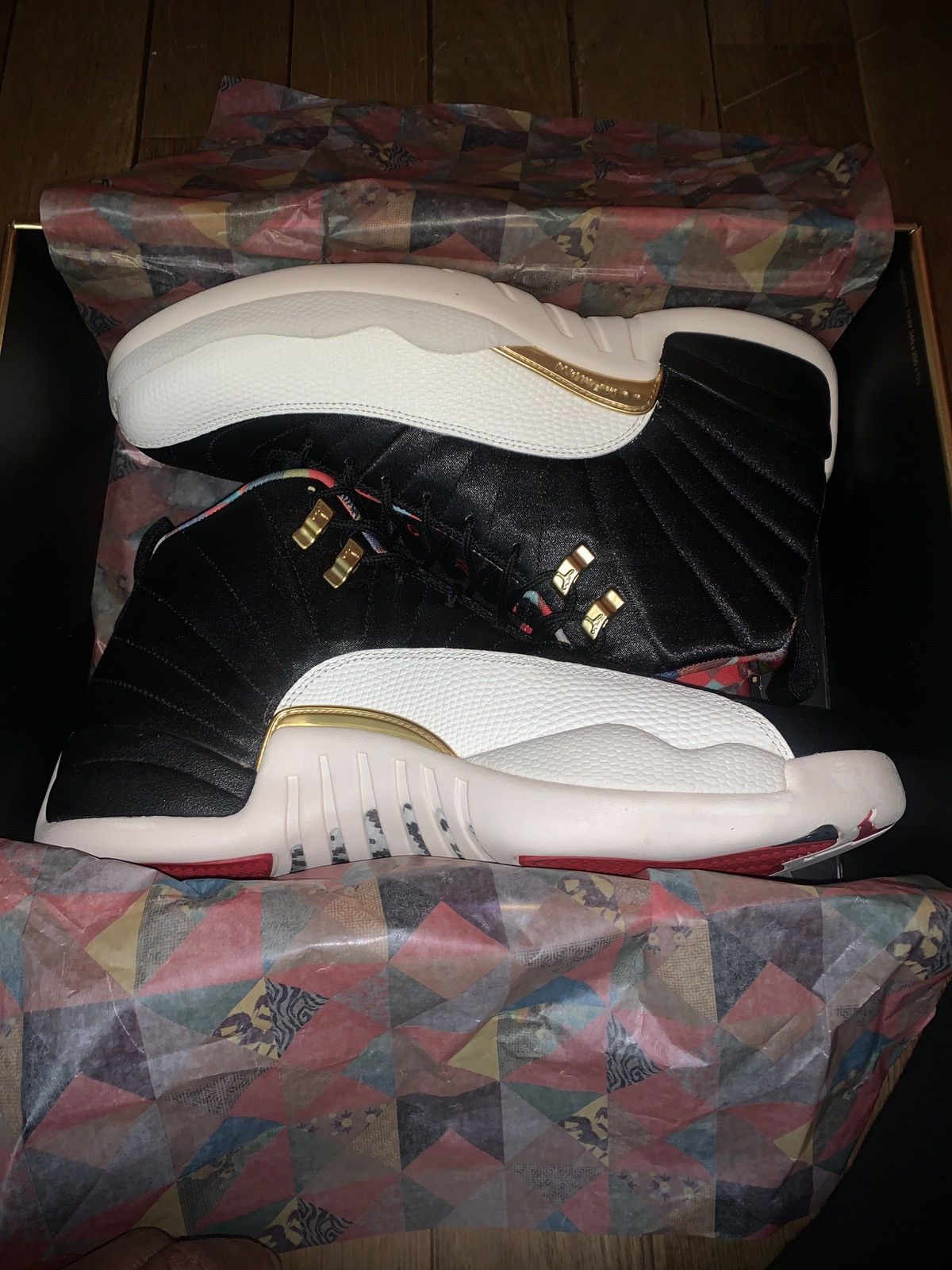 Jordan Brand × Nike Air Jordan 12 Retro 2019 Chinese New Year 2019 Size US 12 / EU 45 - 3 Thumbnail
