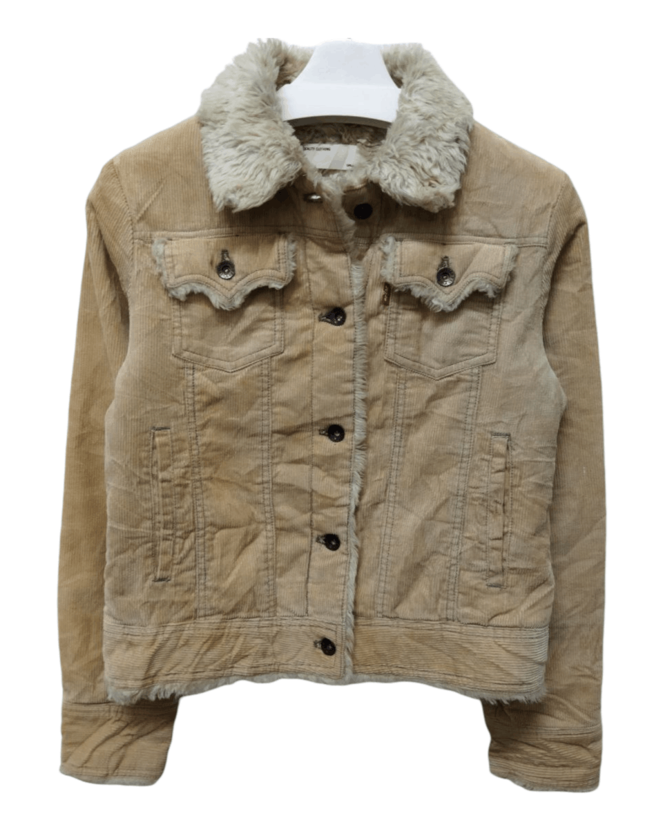 Levi's Levi's Corduroy Women Jacket With Sherpa Lining Size M / US 6-8 / IT 42-44 - 1 Thumbnail