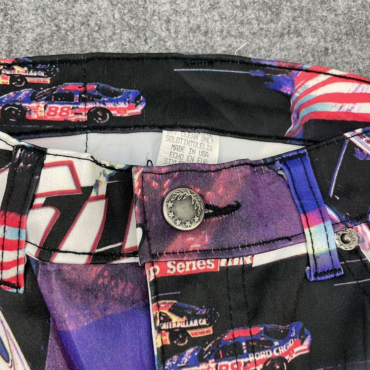NASCAR × Vintage Rare, Vintage Pants Nascar Cup Series Full Print Size US 26 / EU 42 - 6 Thumbnail