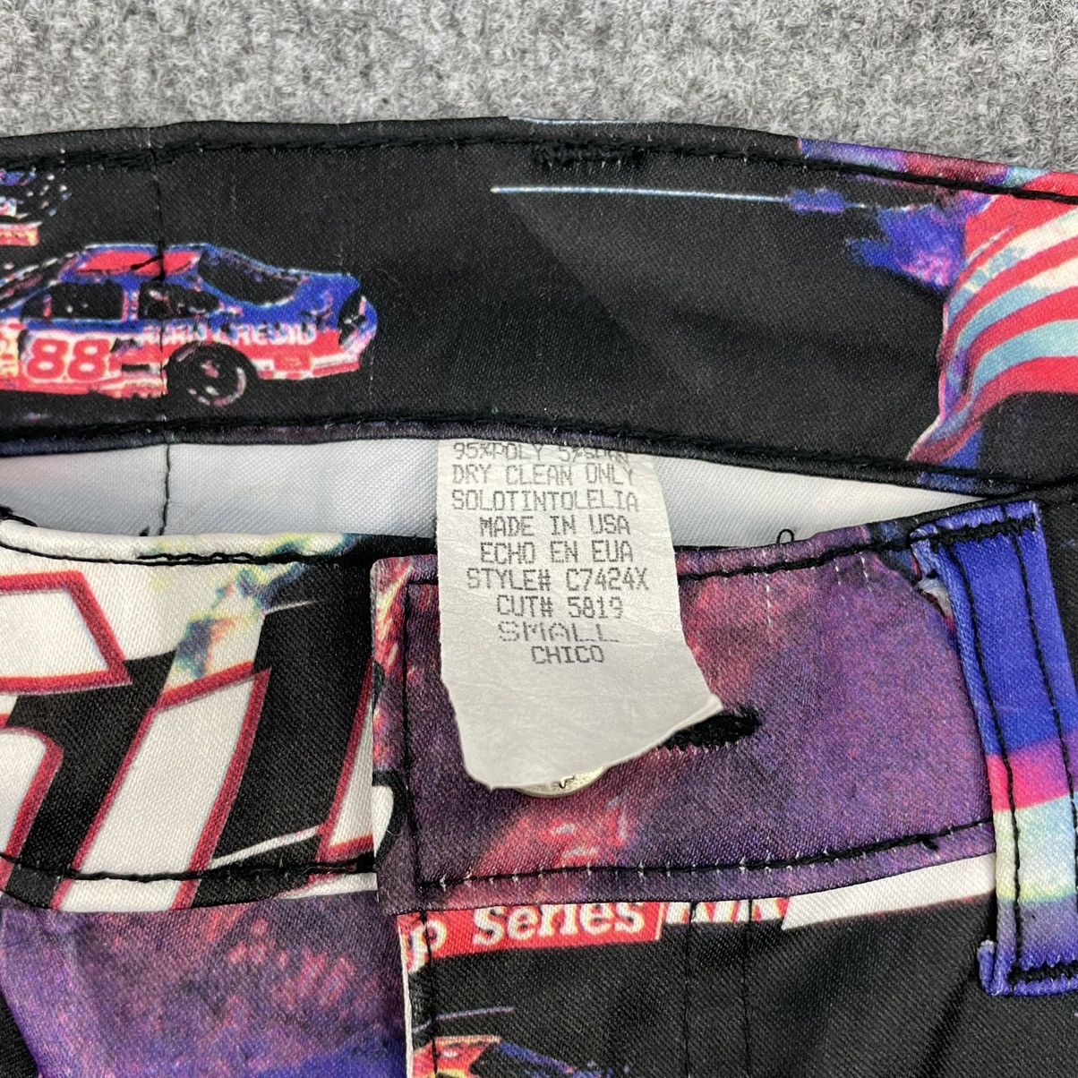 NASCAR × Vintage Rare, Vintage Pants Nascar Cup Series Full Print Size US 26 / EU 42 - 7 Thumbnail