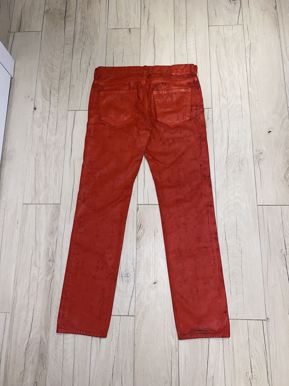Maison Margiela FW12 Reedition Maison Margiela X H&M Handpainted Denim Size US 32 / EU 48 - 9 Thumbnail