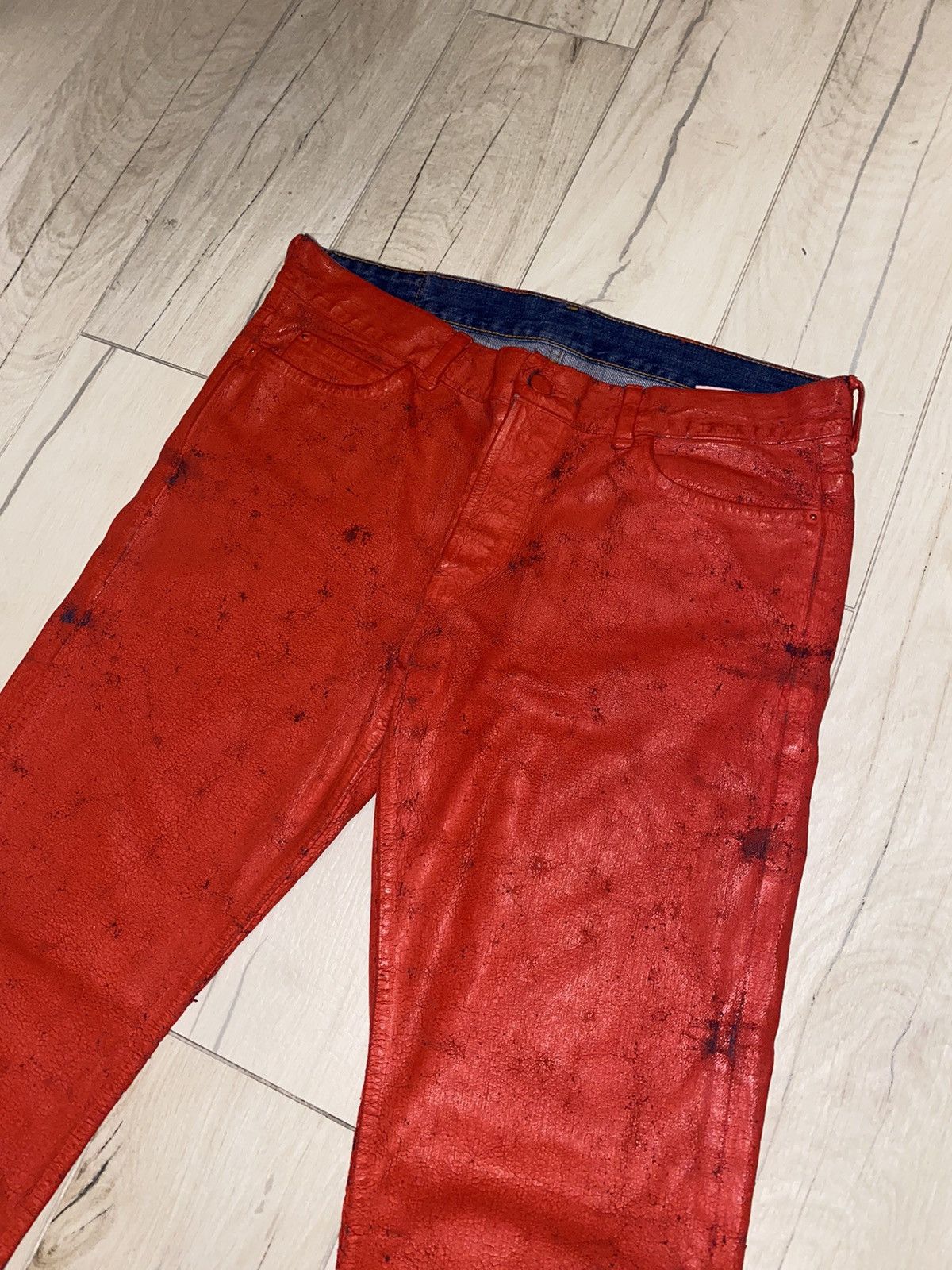 Maison Margiela FW12 Reedition Maison Margiela X H&M Handpainted Denim Size US 32 / EU 48 - 7 Thumbnail