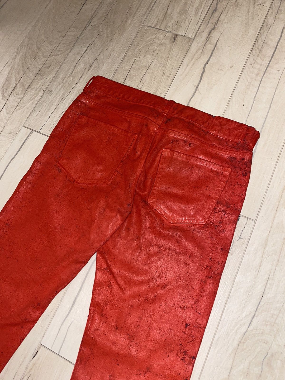 Maison Margiela FW12 Reedition Maison Margiela X H&M Handpainted Denim Size US 32 / EU 48 - 12 Thumbnail