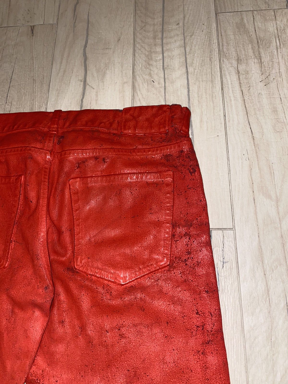 Maison Margiela FW12 Reedition Maison Margiela X H&M Handpainted Denim Size US 32 / EU 48 - 13 Thumbnail