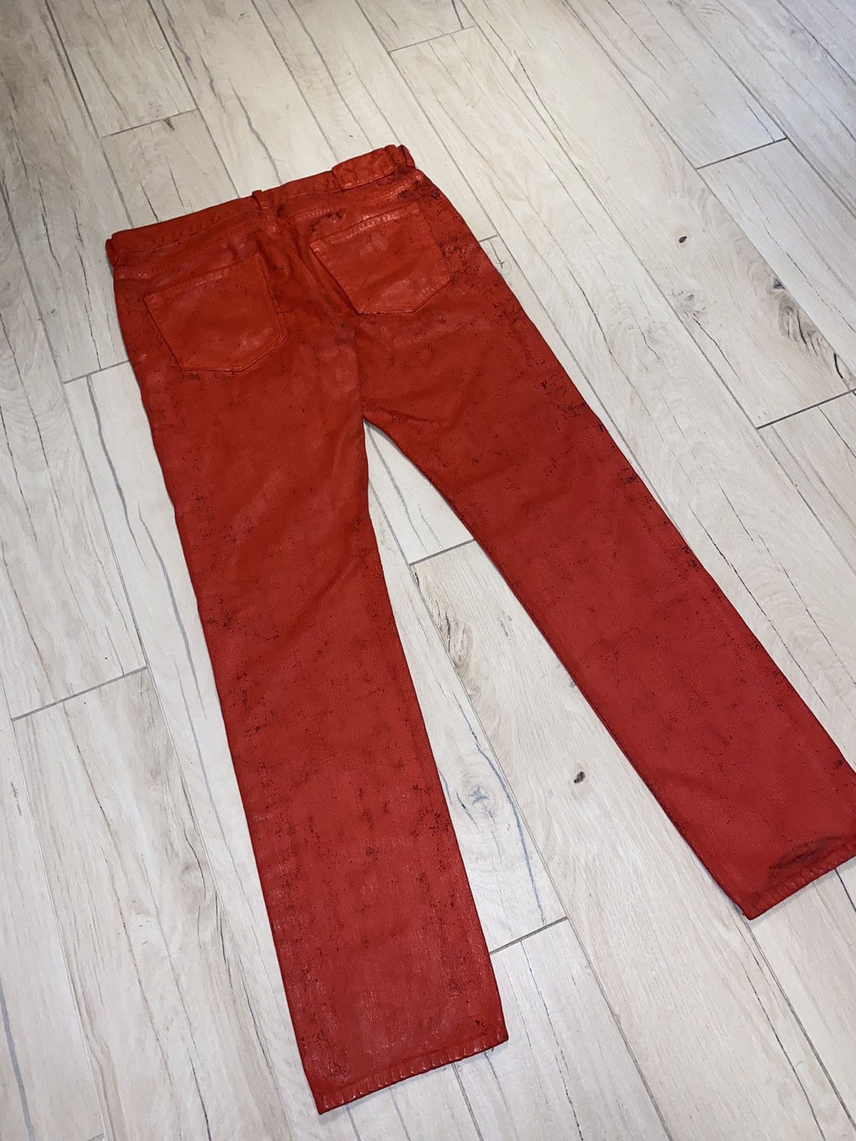 Maison Margiela FW12 Reedition Maison Margiela X H&M Handpainted Denim Size US 32 / EU 48 - 11 Thumbnail