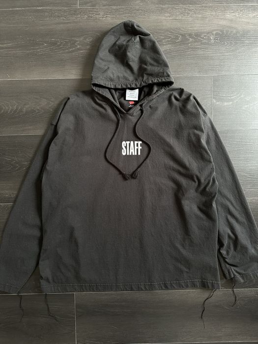 Staff hoodie vetements sale